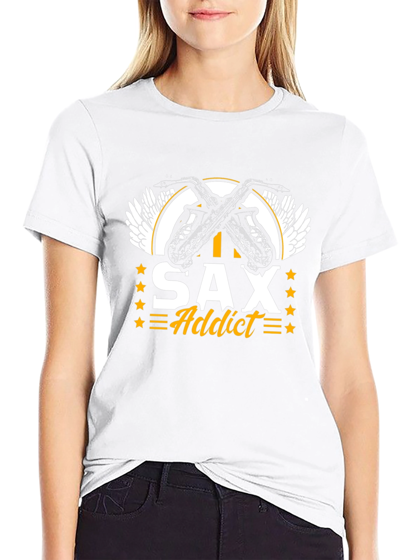 Sax Addict Graphic T-Shirt