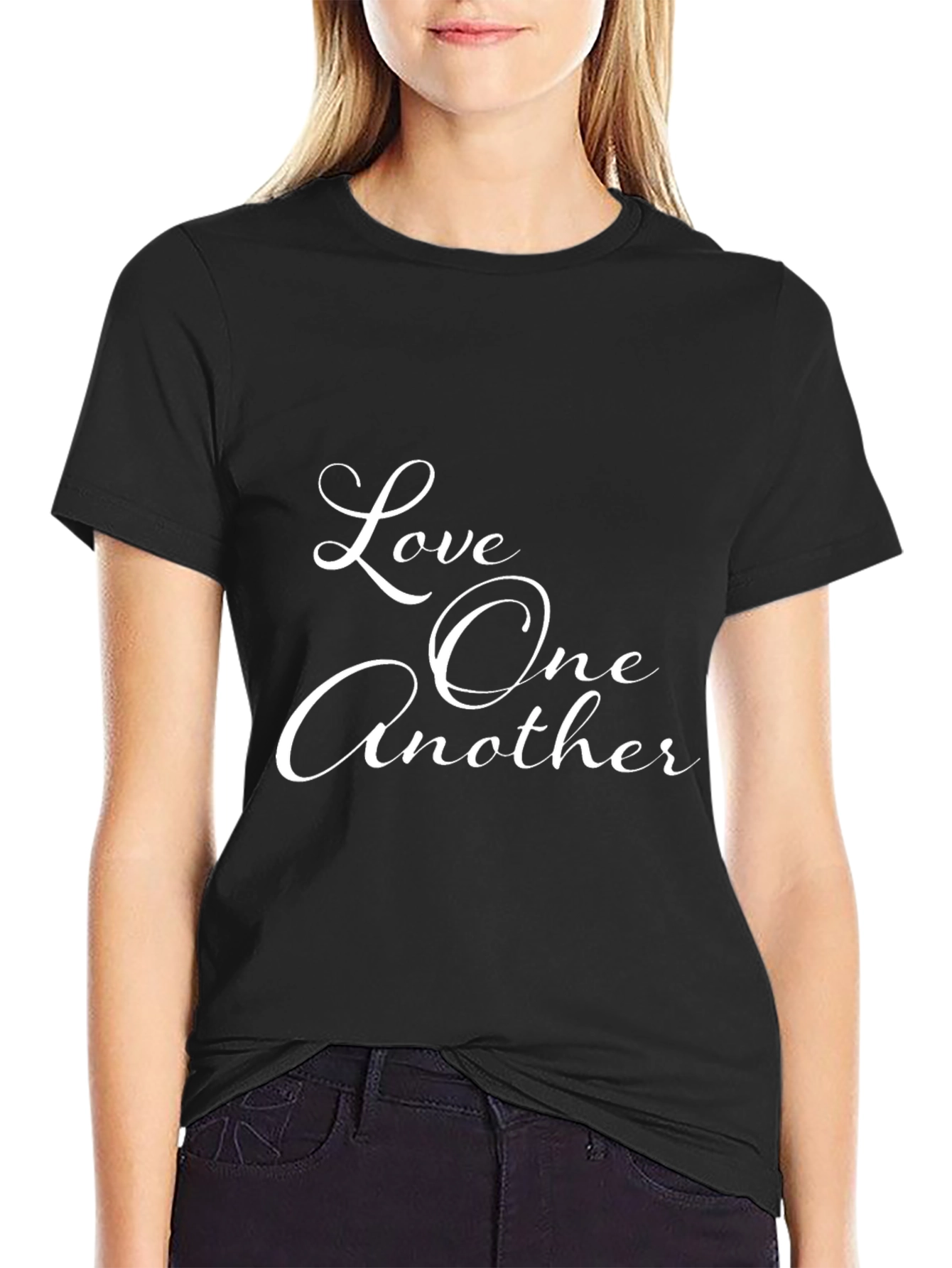 Love One Another Black T-Shirt