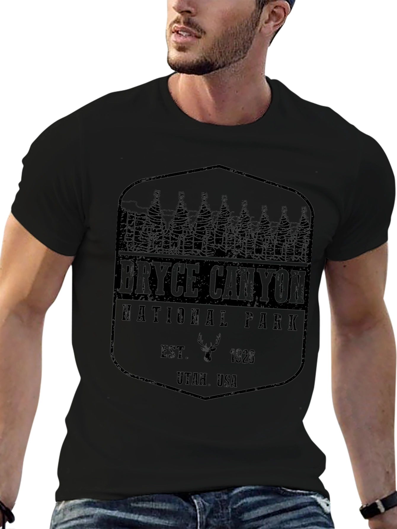 Bryce Canyon National Park Black Graphic Tee