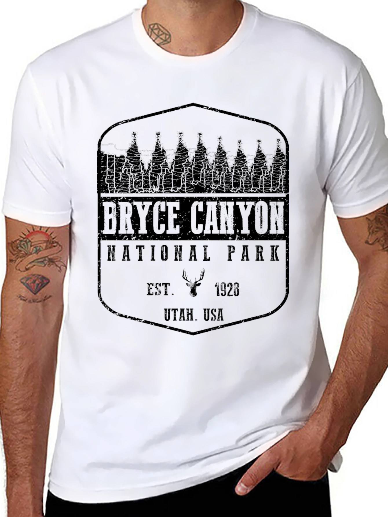 Bryce Canyon National Park Black Graphic Tee