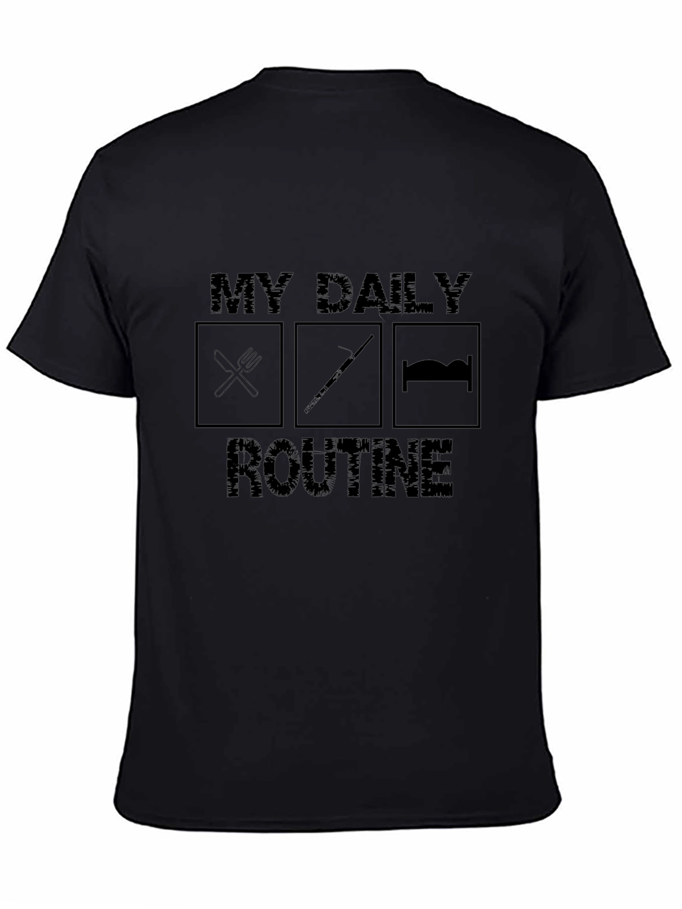Daily Flute Routine T-Shirt - Black