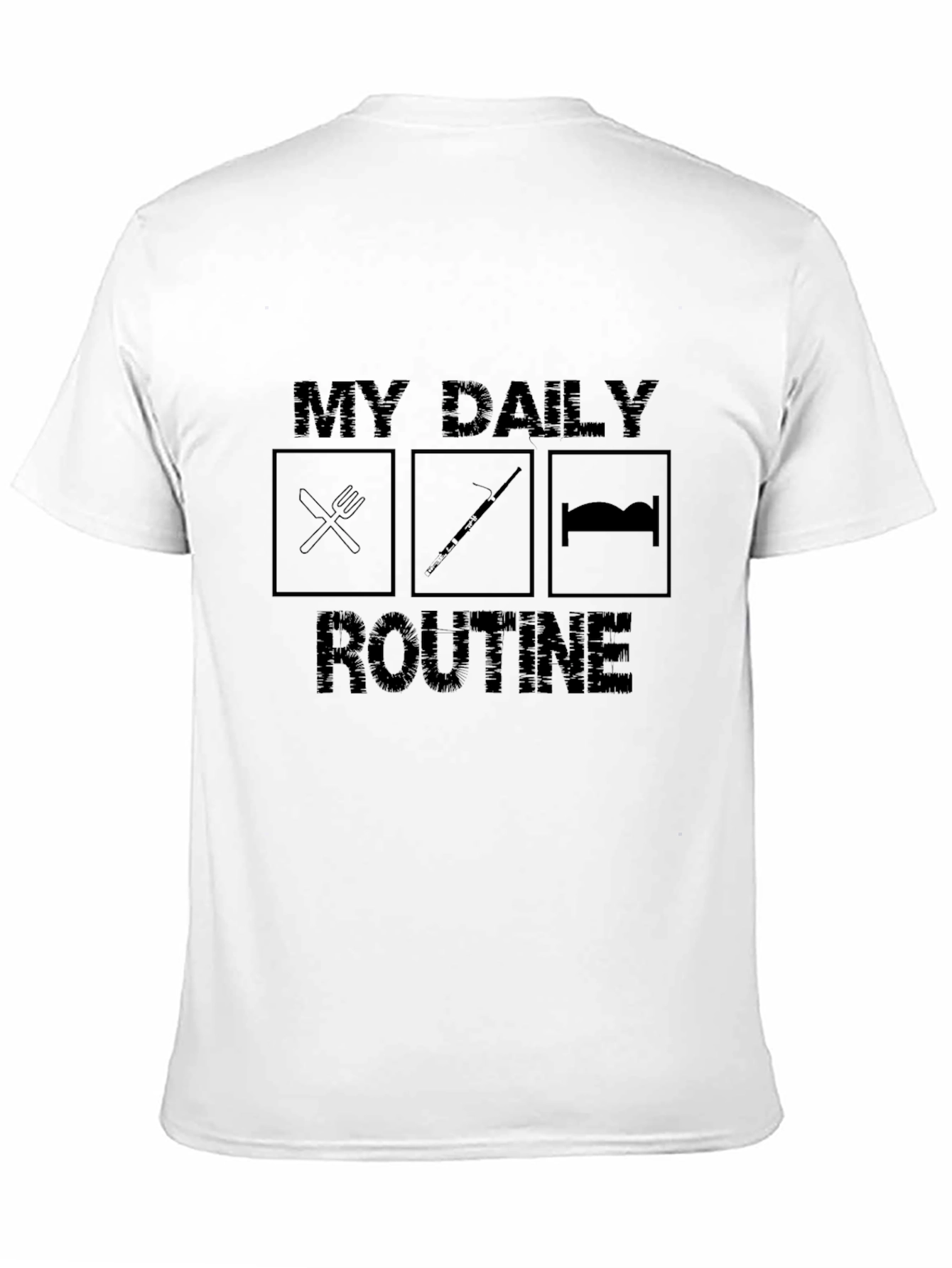Daily Flute Routine T-Shirt - Black