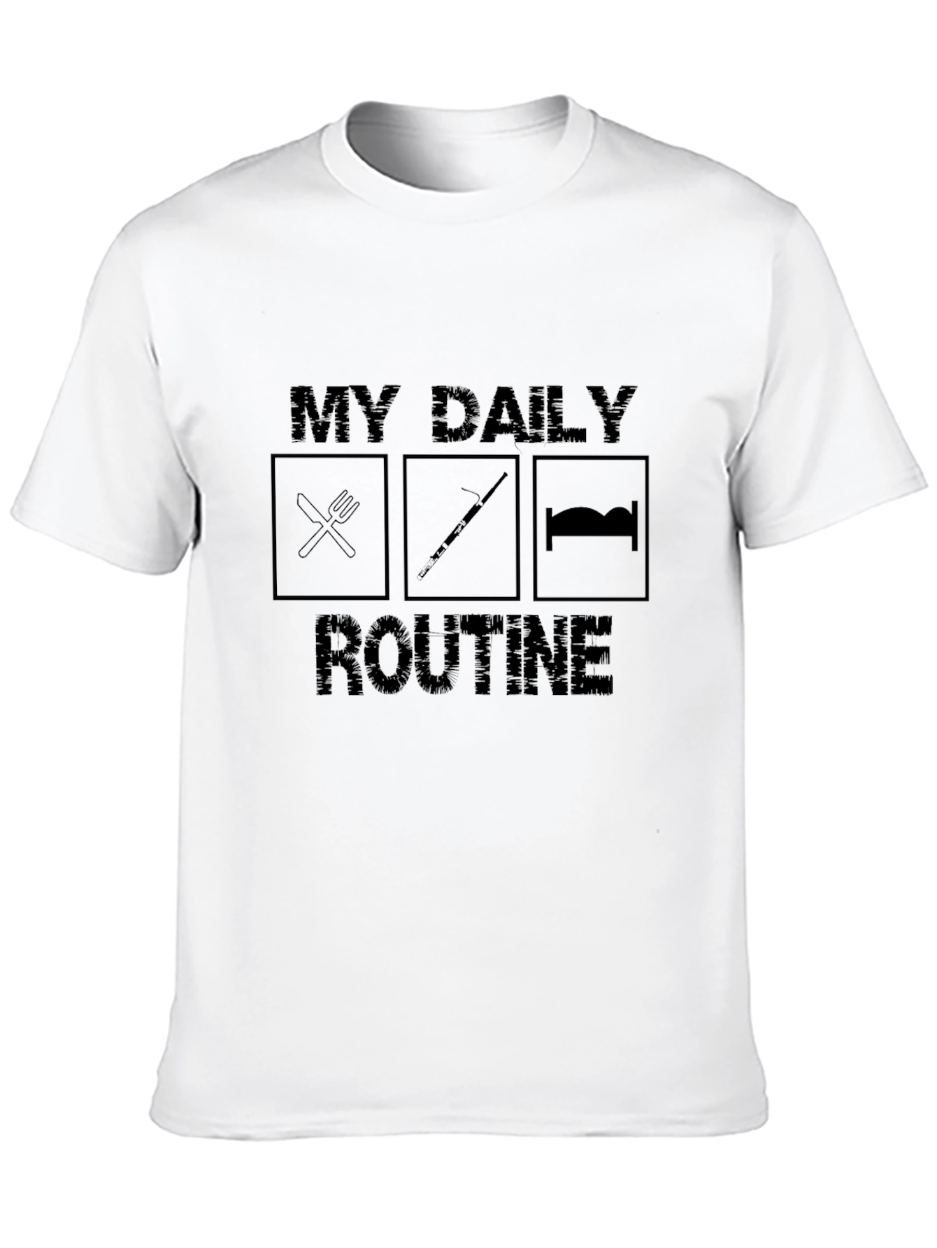 Daily Flute Routine T-Shirt - Black