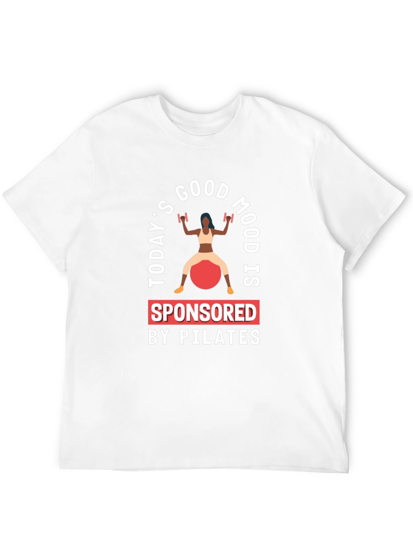 Pilates Sponsored Good Mood Graphic Tee