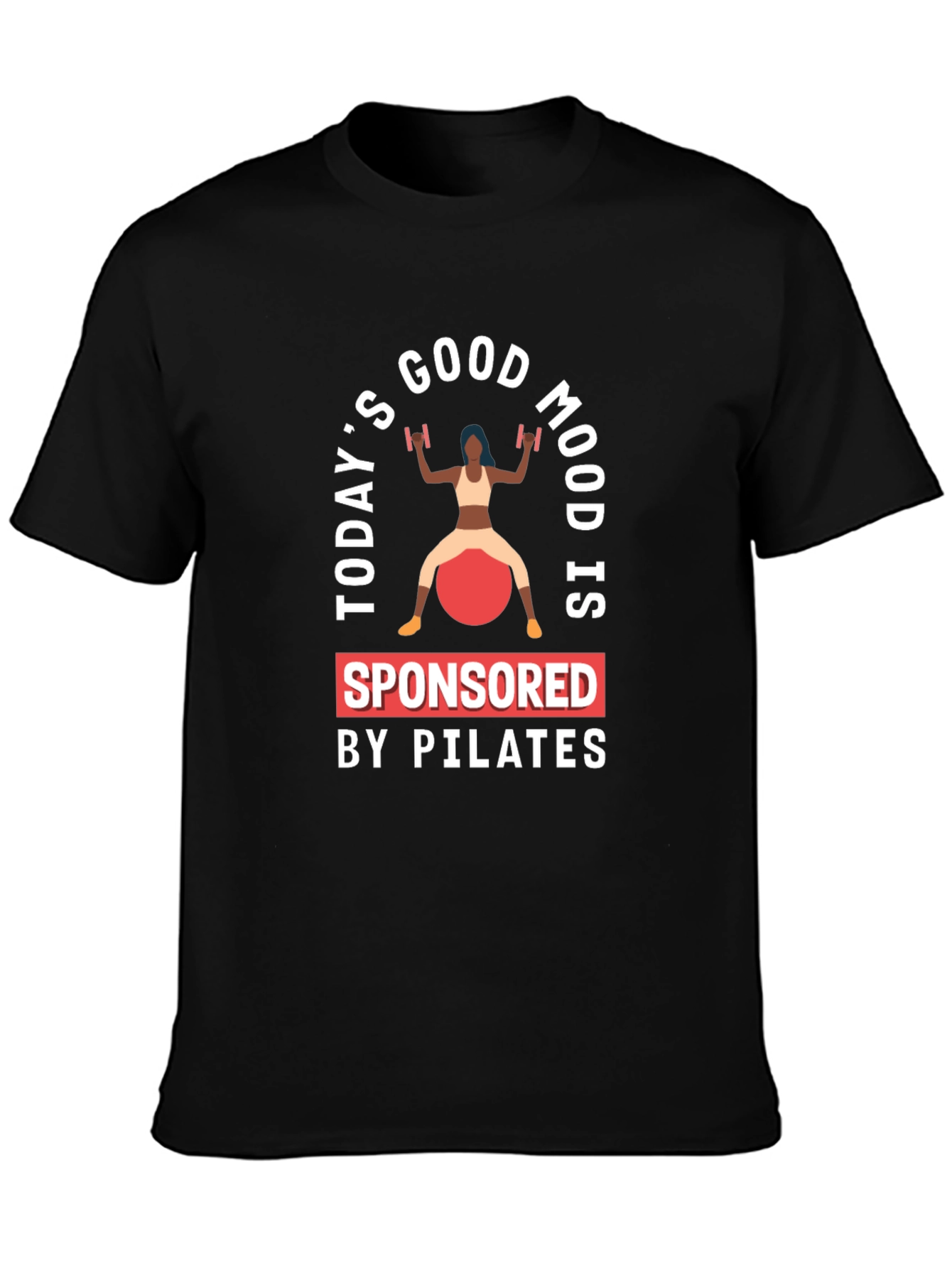 Pilates Sponsored Good Mood Graphic Tee