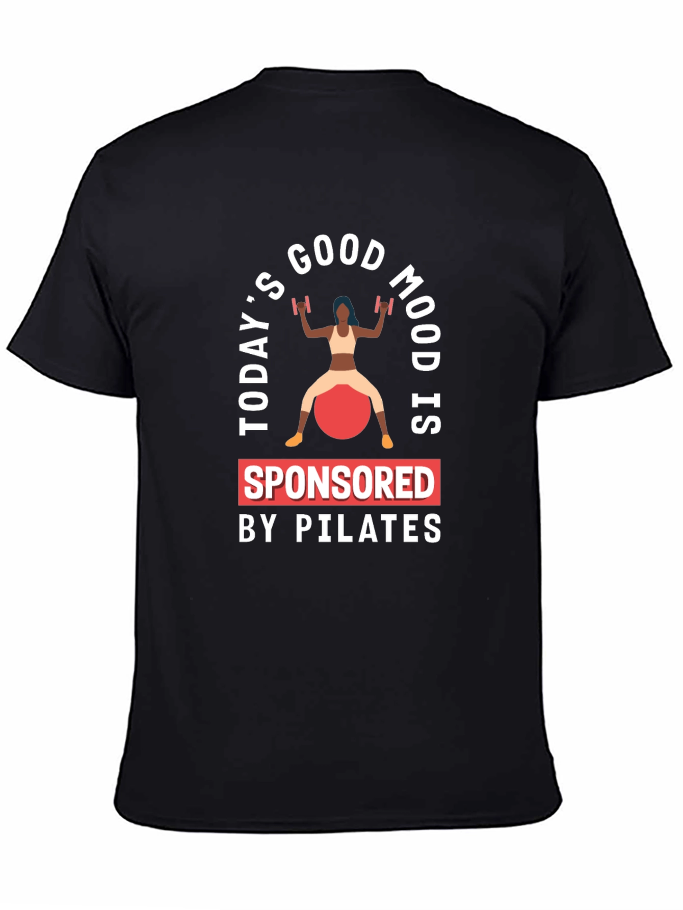Pilates Sponsored Good Mood Graphic Tee