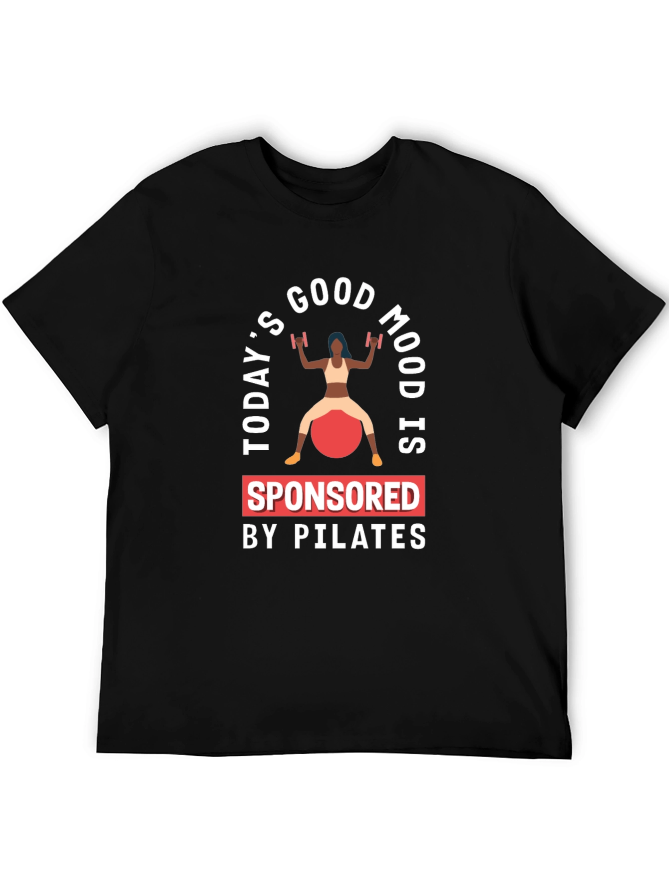 Pilates Sponsored Good Mood Graphic Tee