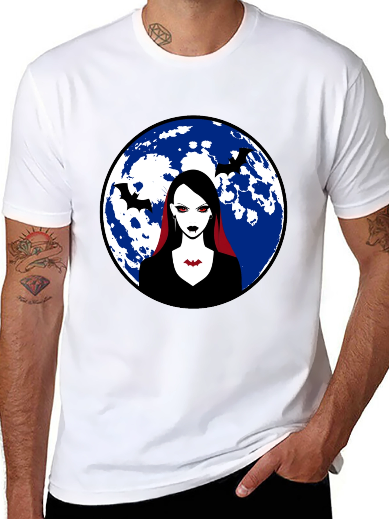 Vampire Bat T-Shirt - Spooky Halloween Tee