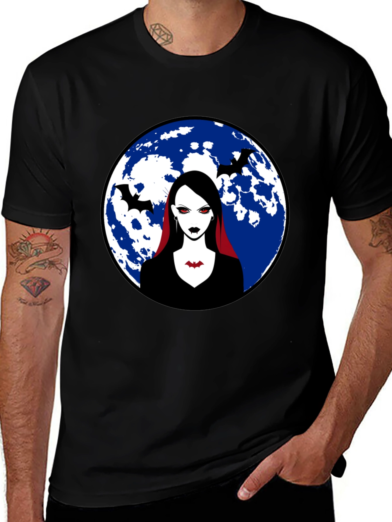 Vampire Bat T-Shirt - Spooky Halloween Tee