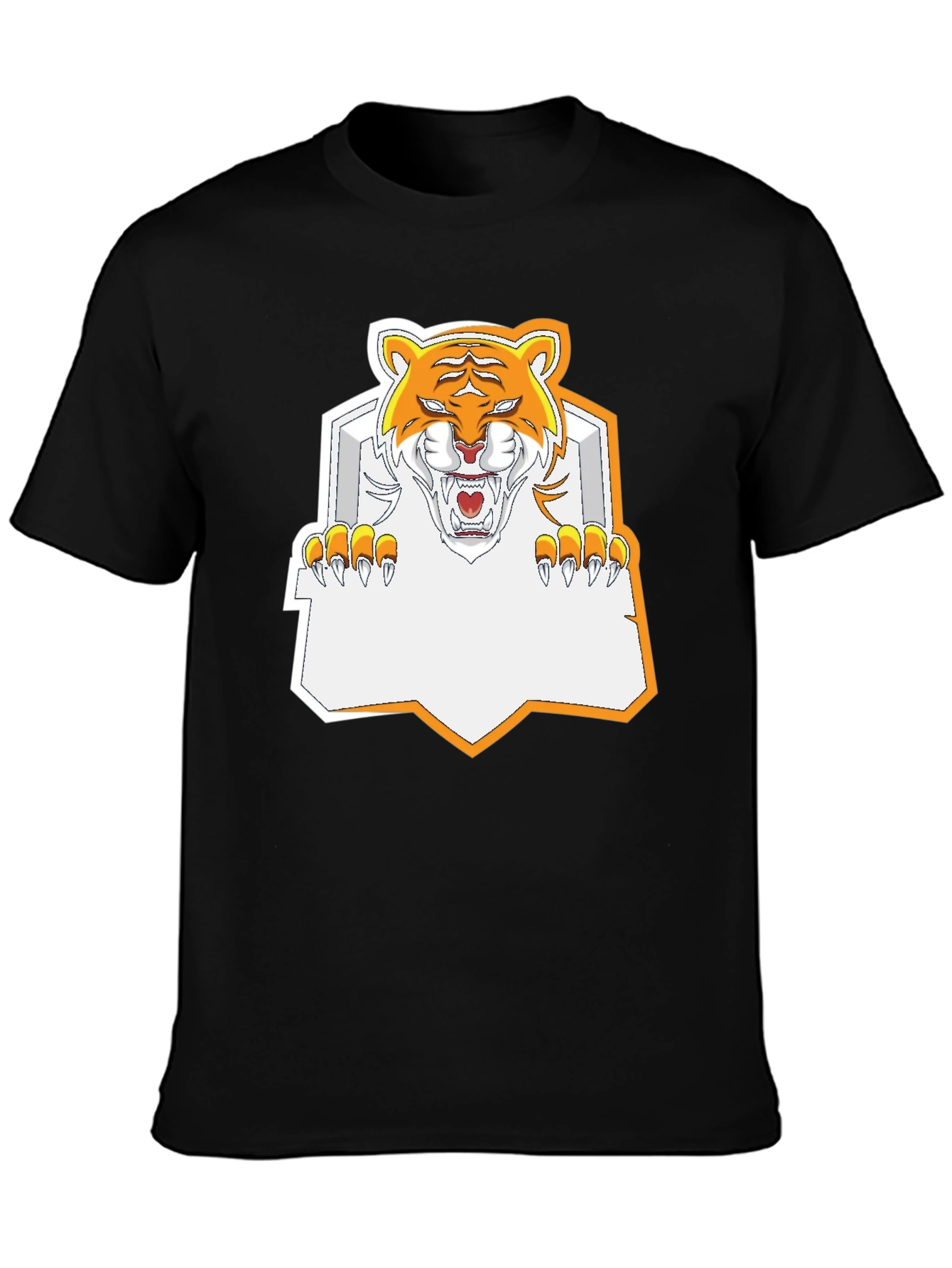 Tiger Graphic Tee - Fierce Black T-Shirt