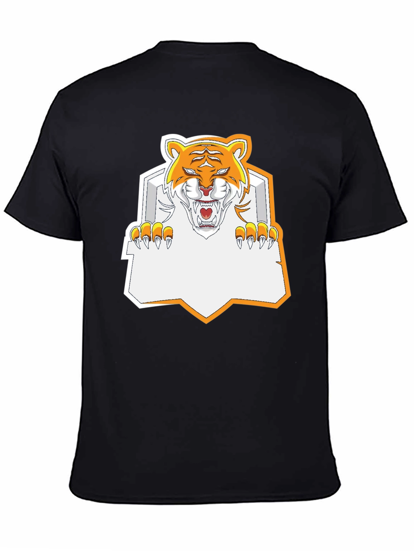 Tiger Graphic Tee - Fierce Black T-Shirt