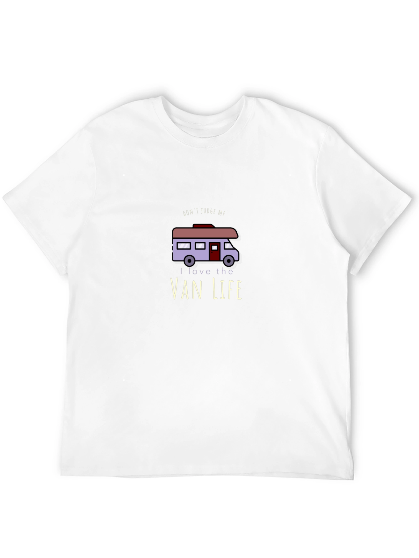 Van Life T-Shirt - Dont Judge Me RV Design