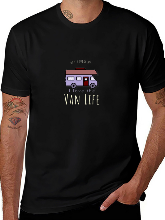 Van Life T-Shirt - Dont Judge Me RV Design