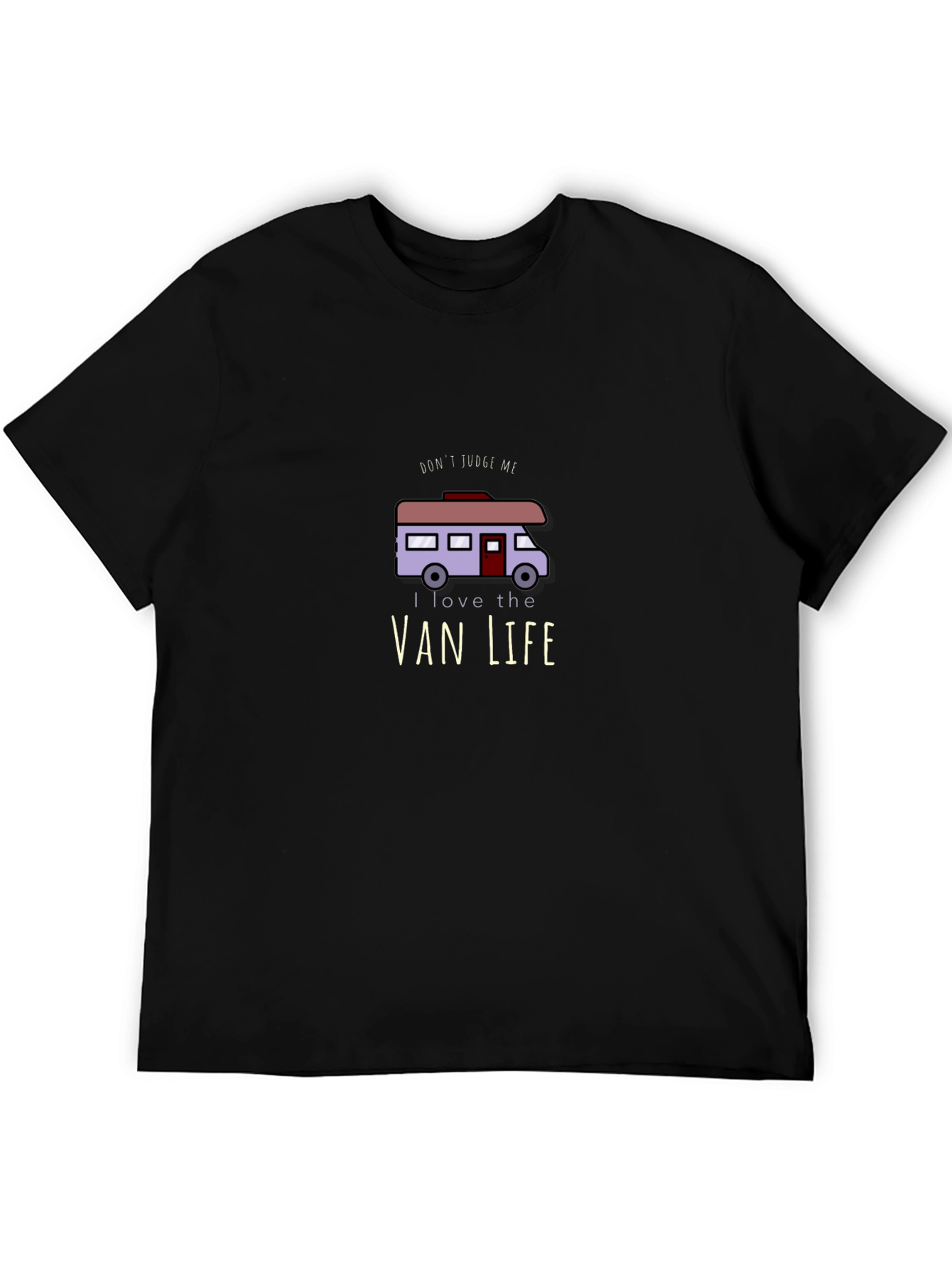 Van Life T-Shirt - Dont Judge Me RV Design