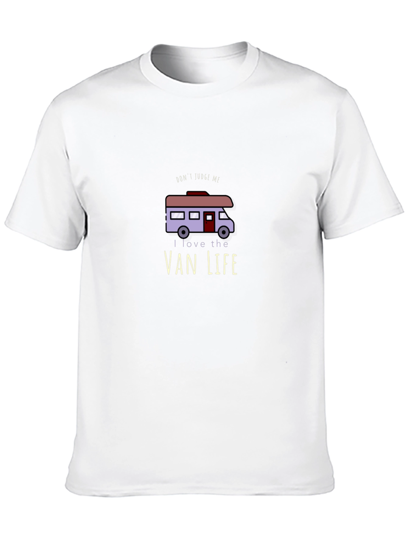 Van Life T-Shirt - Dont Judge Me RV Design