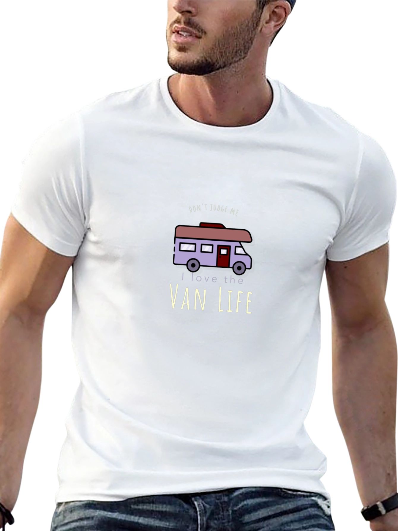 Van Life T-Shirt - Dont Judge Me RV Design
