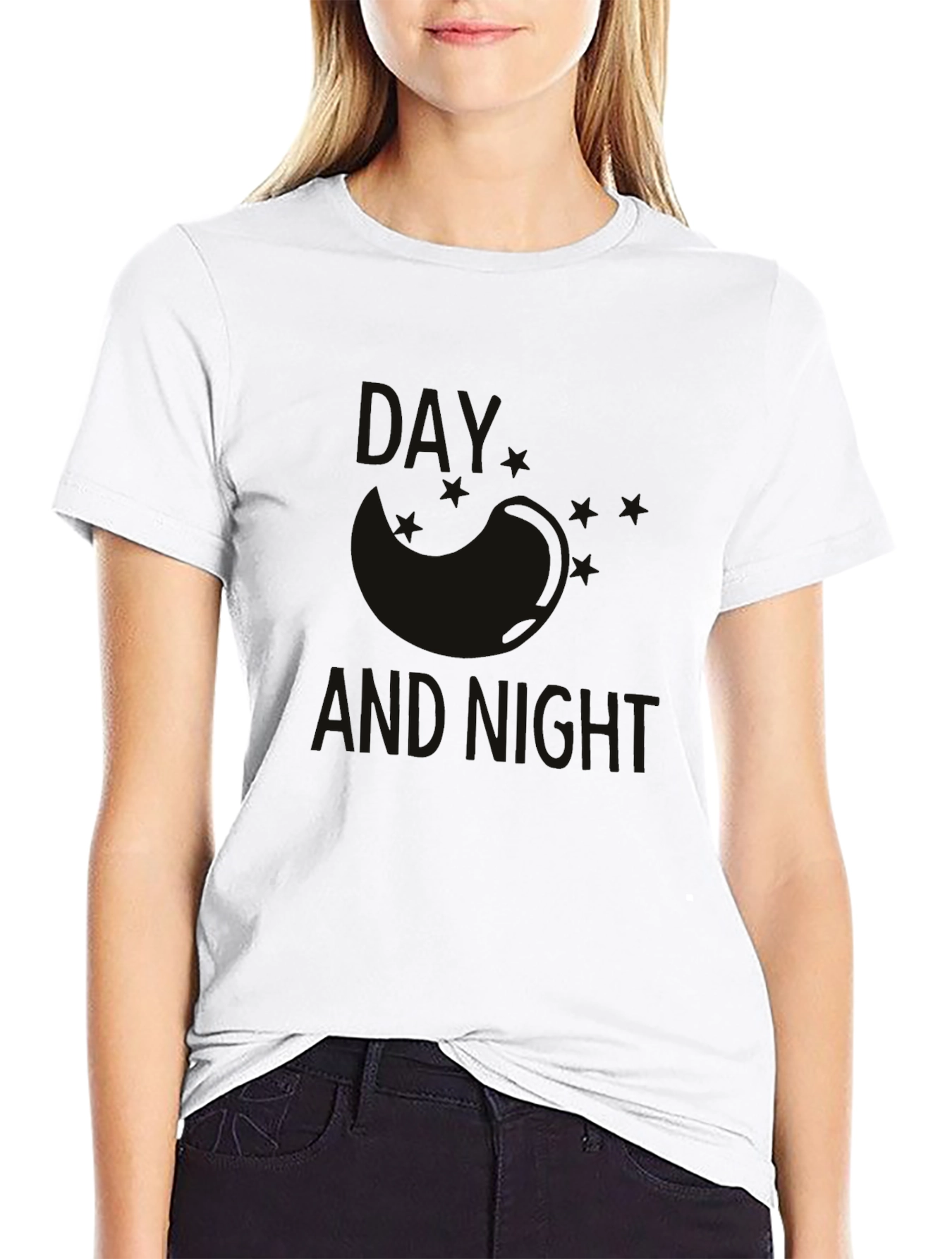 Day & Night Graphic Tee - Modern Style
