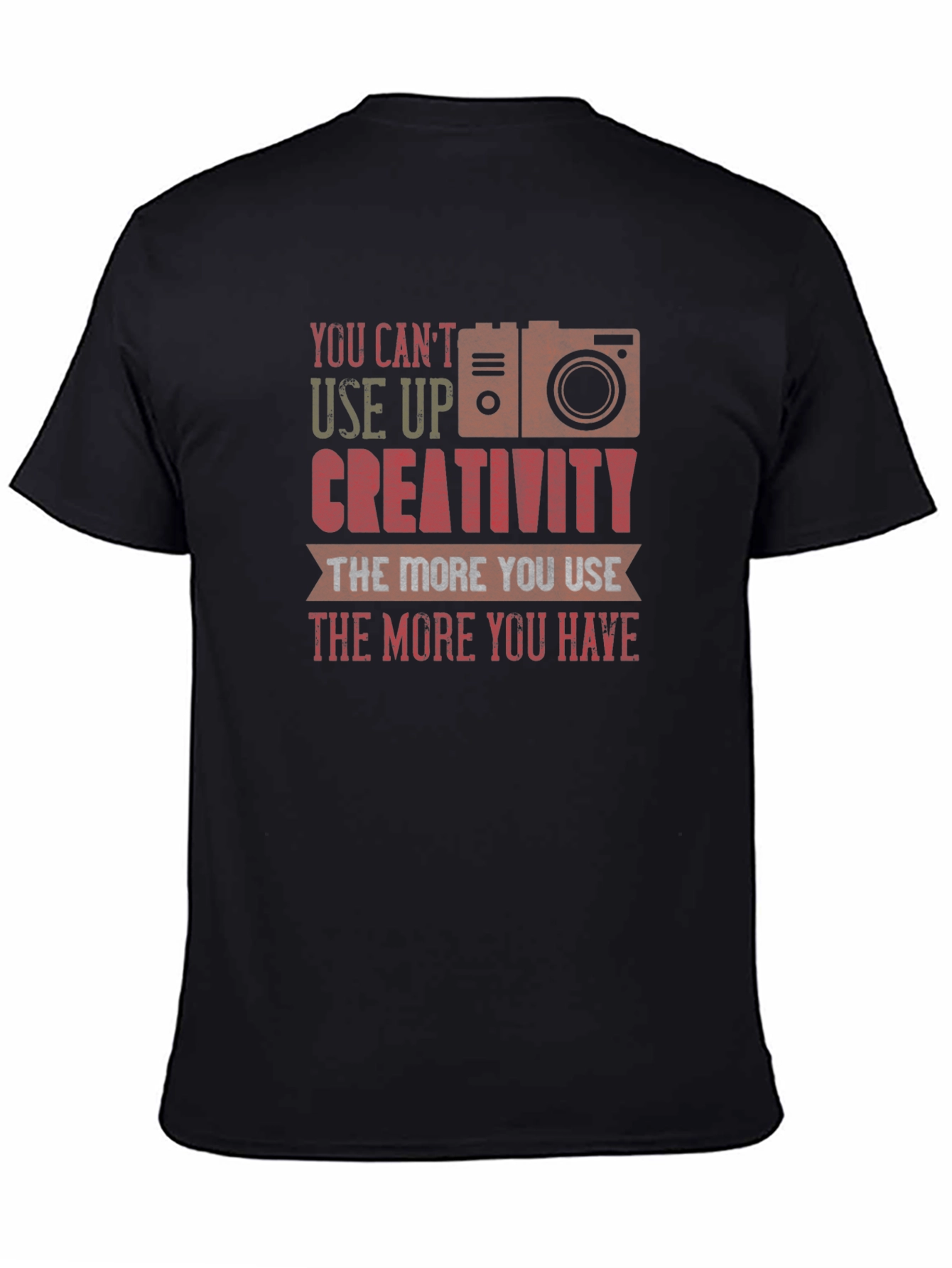 Creative Photographer T-Shirt - Unisex Black Tee