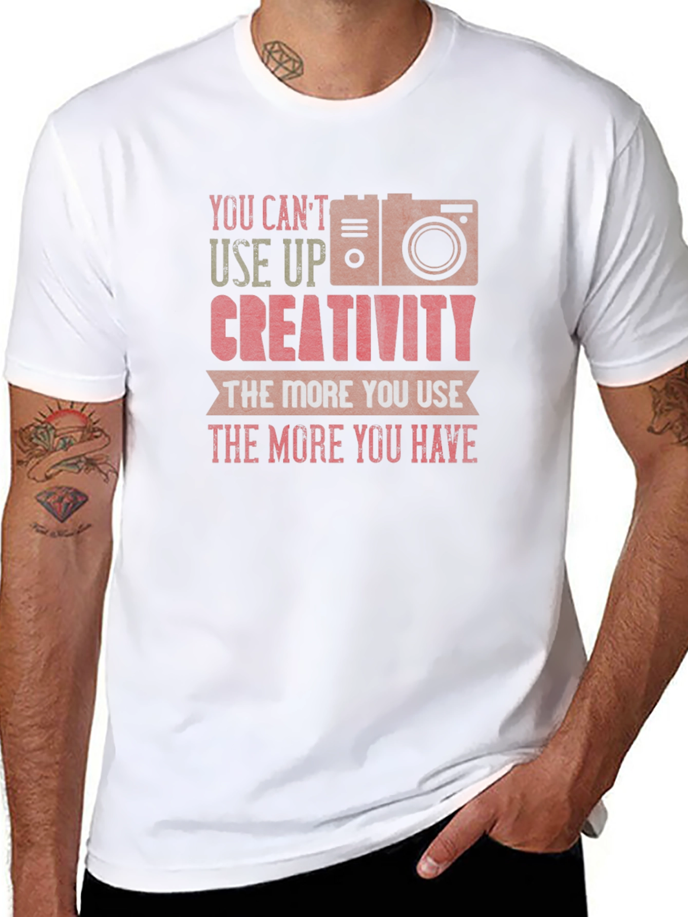 Creative Photographer T-Shirt - Unisex Black Tee