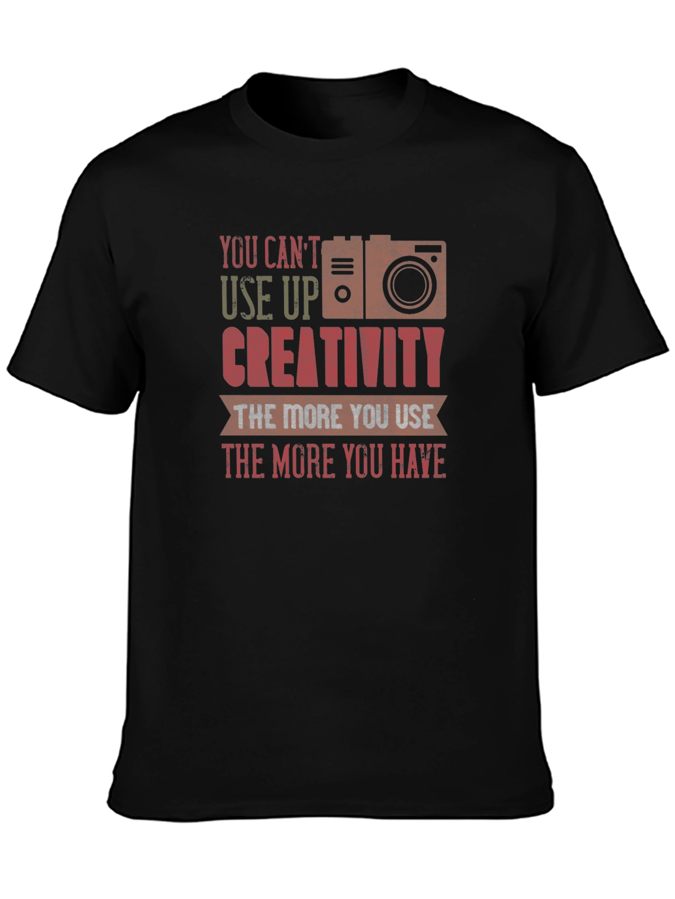 Creative Photographer T-Shirt - Unisex Black Tee