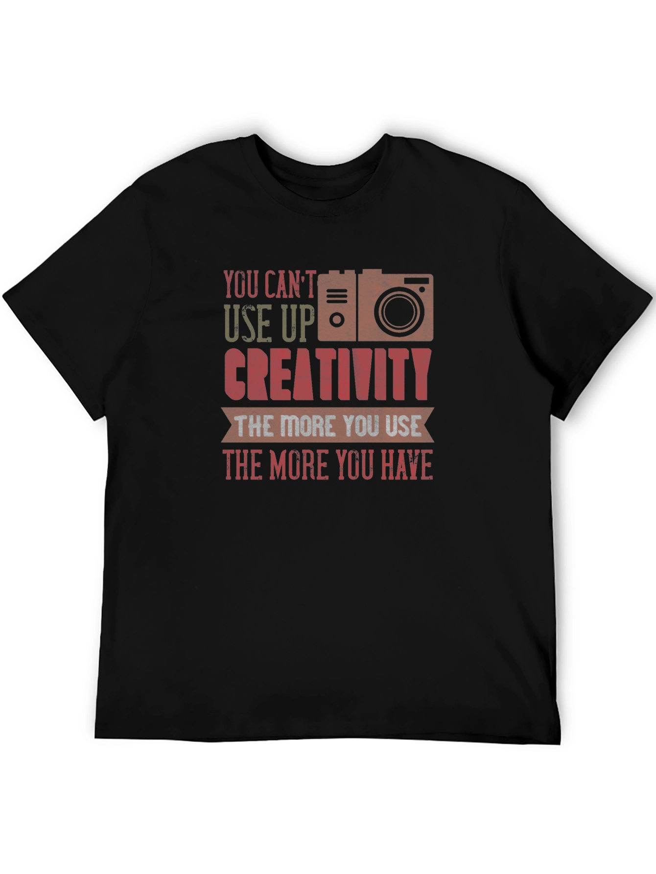 Creative Photographer T-Shirt - Unisex Black Tee