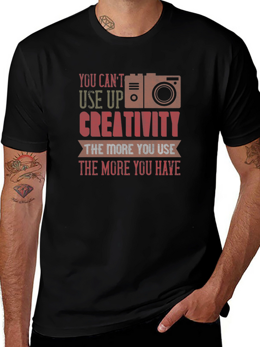 Creative Photographer T-Shirt - Unisex Black Tee
