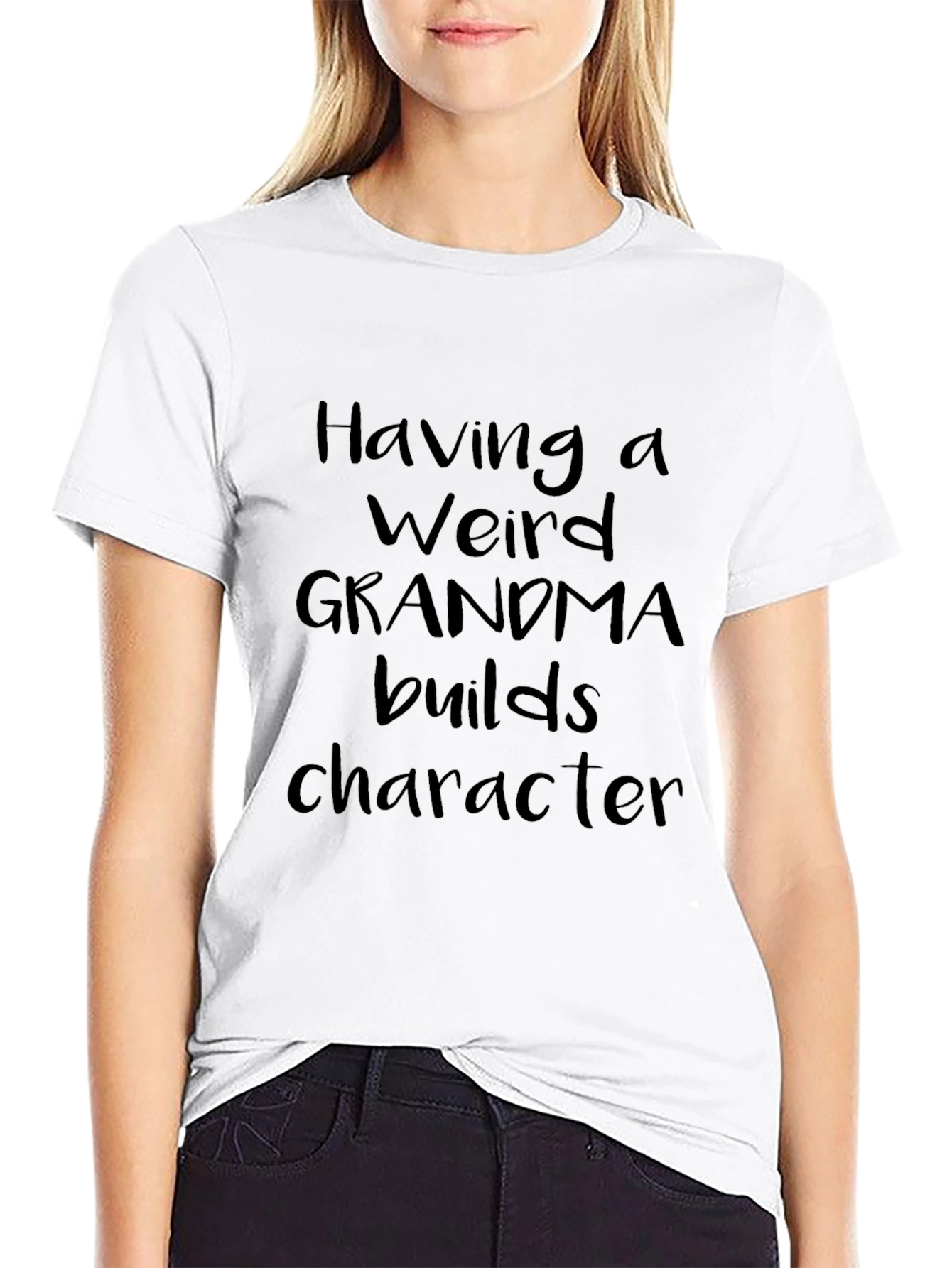 Weird Grandma Character T-Shirt