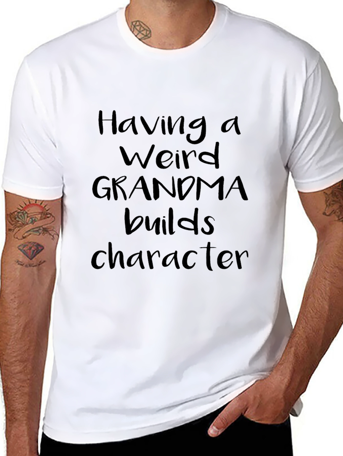 Weird Grandma Character T-Shirt