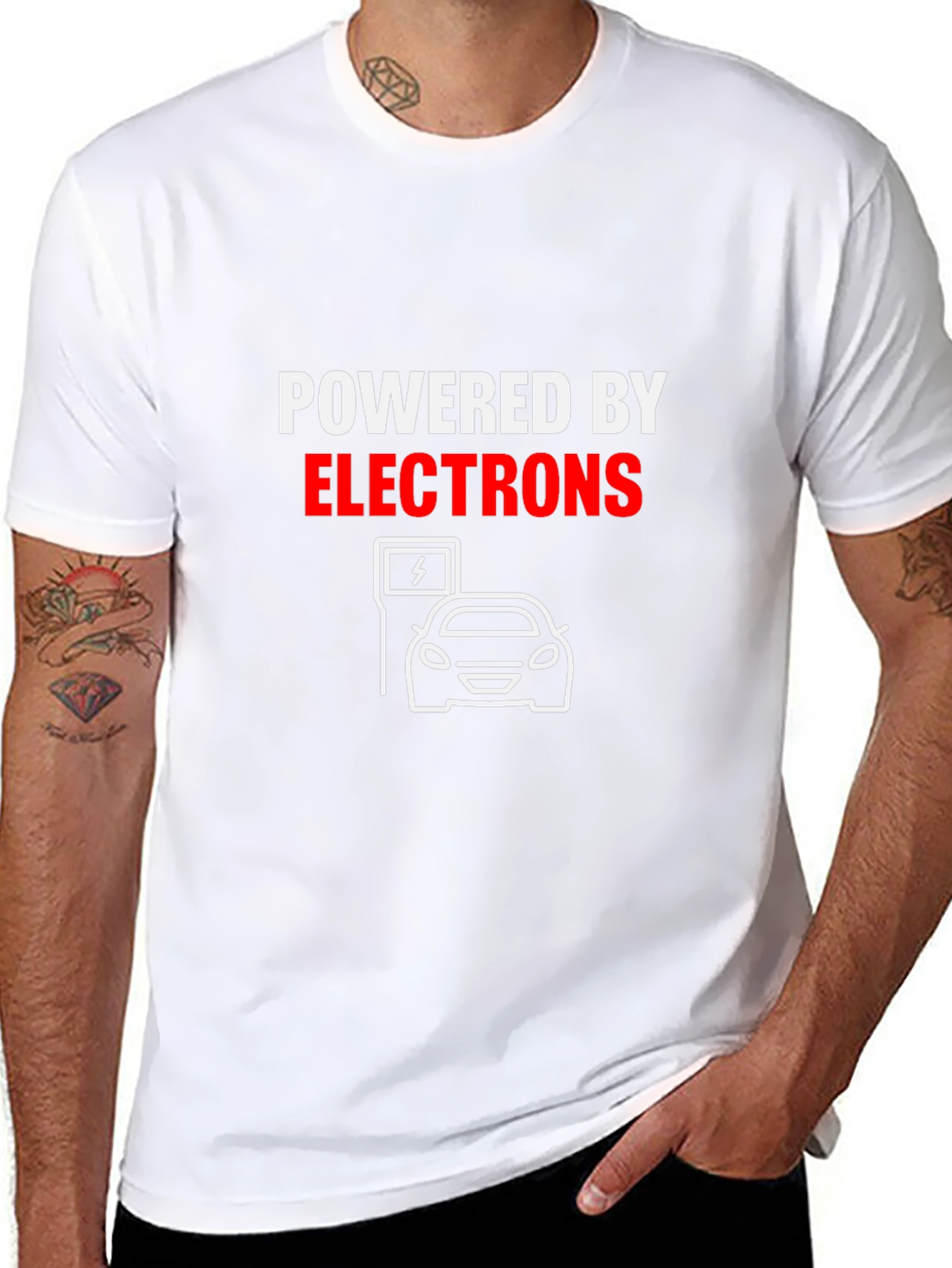 Powered by Electrons EV T-Shirt