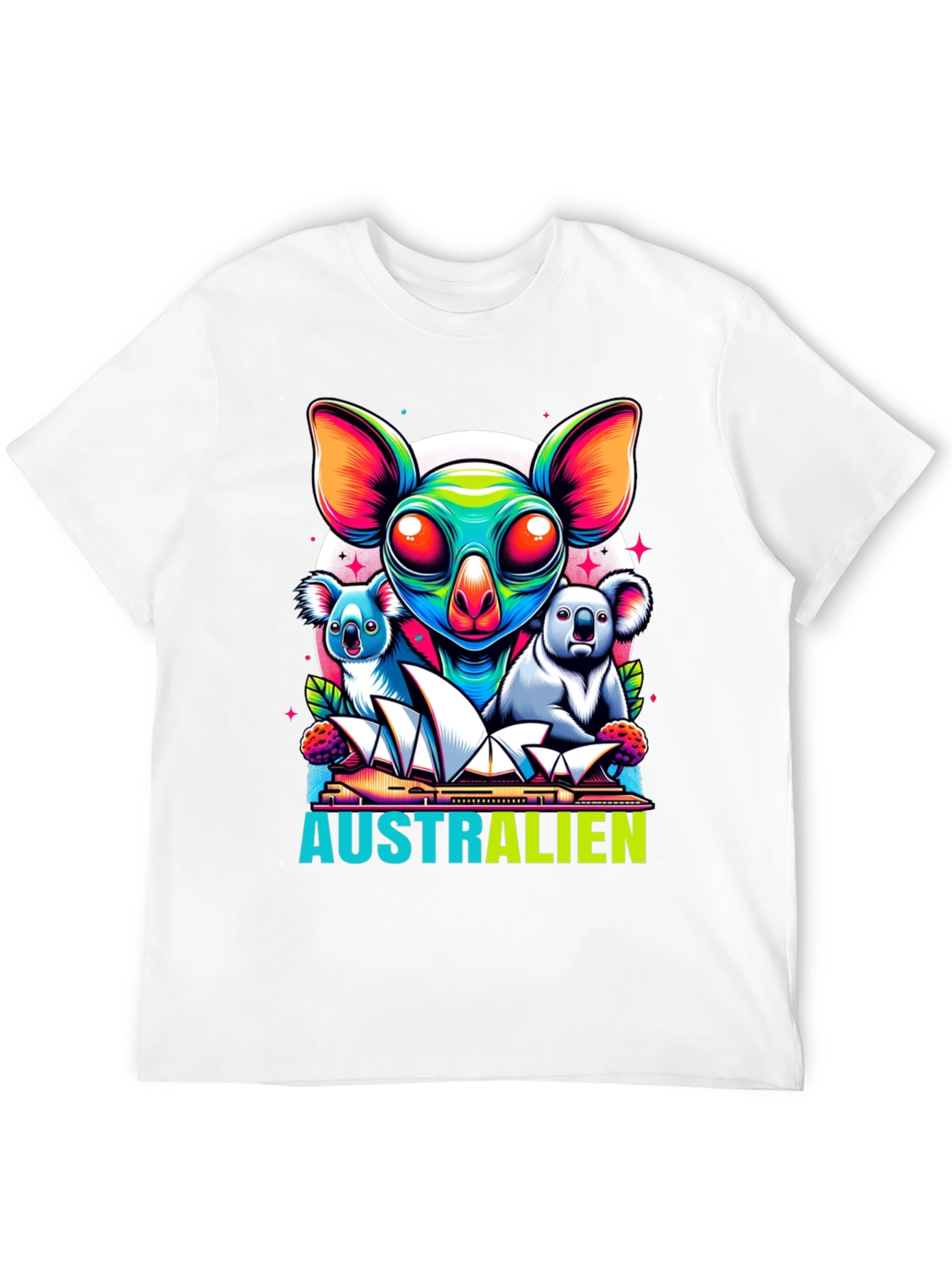 Aussie Pride T-Shirt: Alien Koala Design