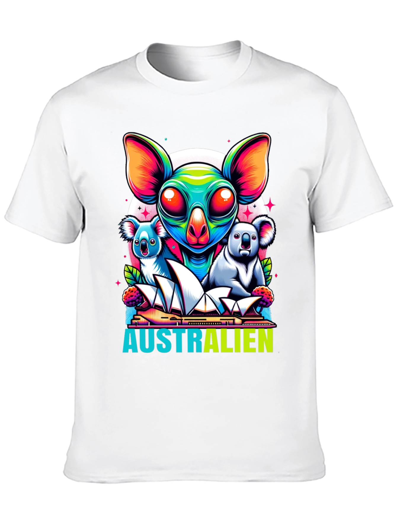 Aussie Pride T-Shirt: Alien Koala Design