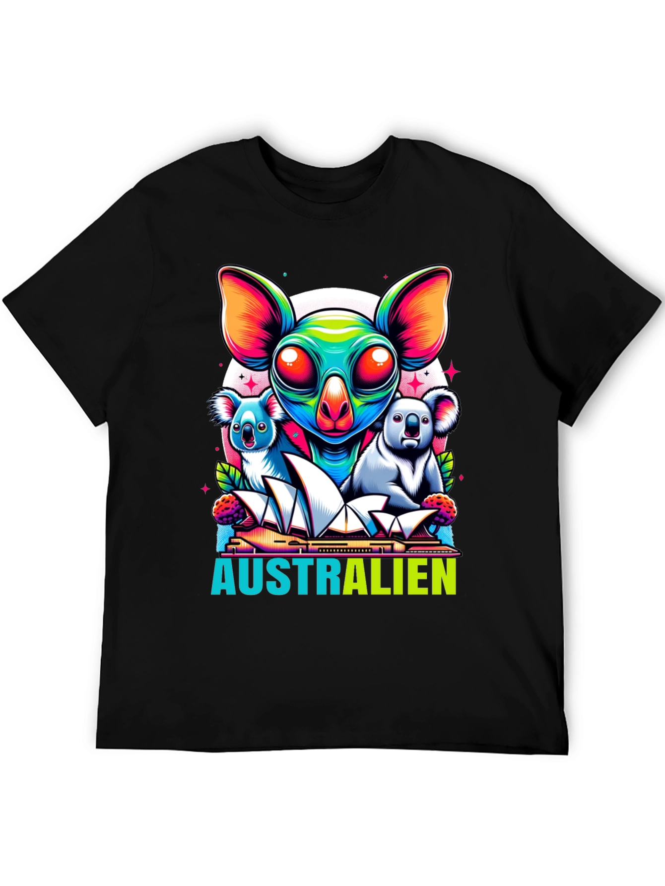 Aussie Pride T-Shirt: Alien Koala Design