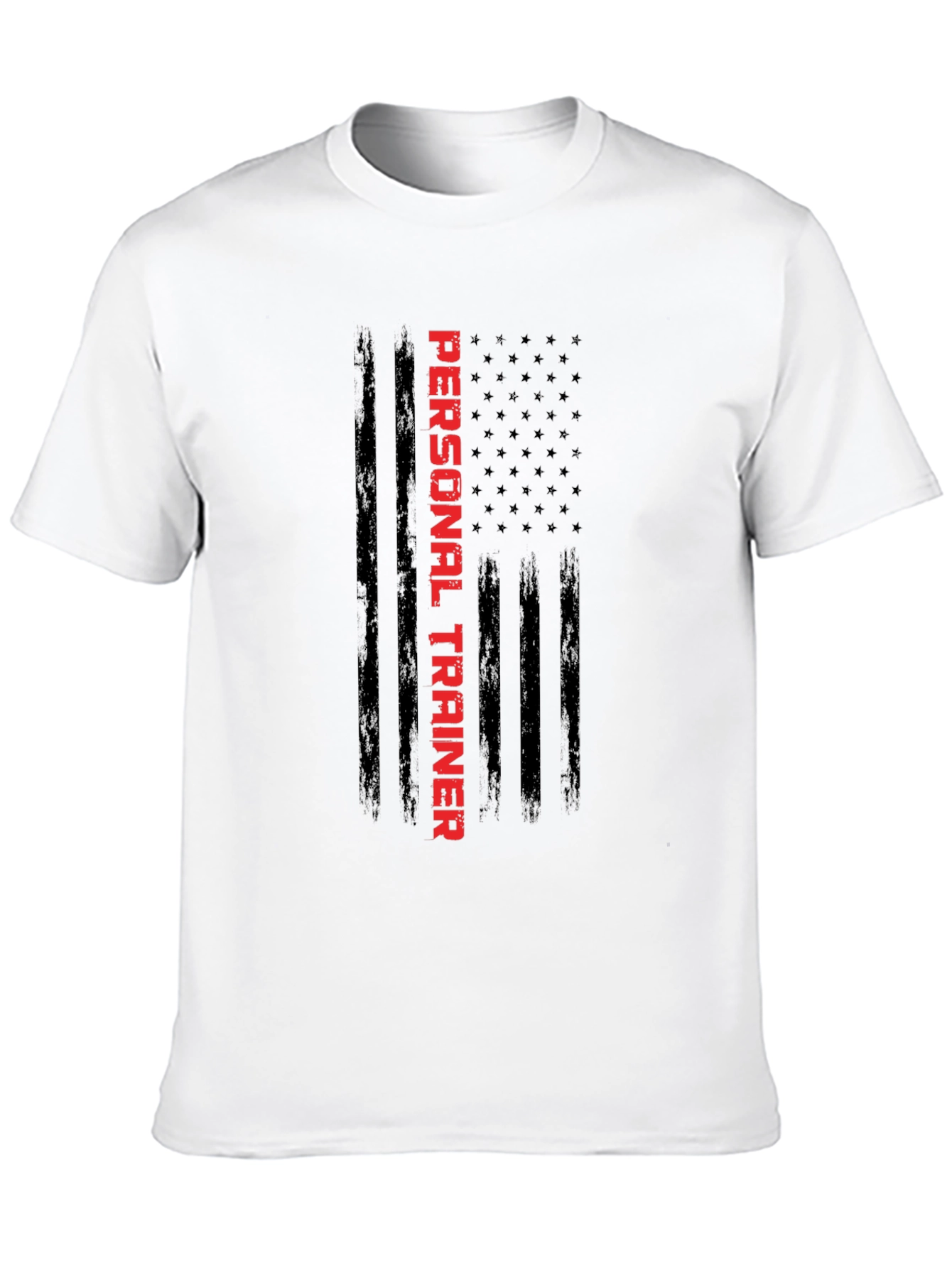 Personal Trainer American Flag Graphic Tee