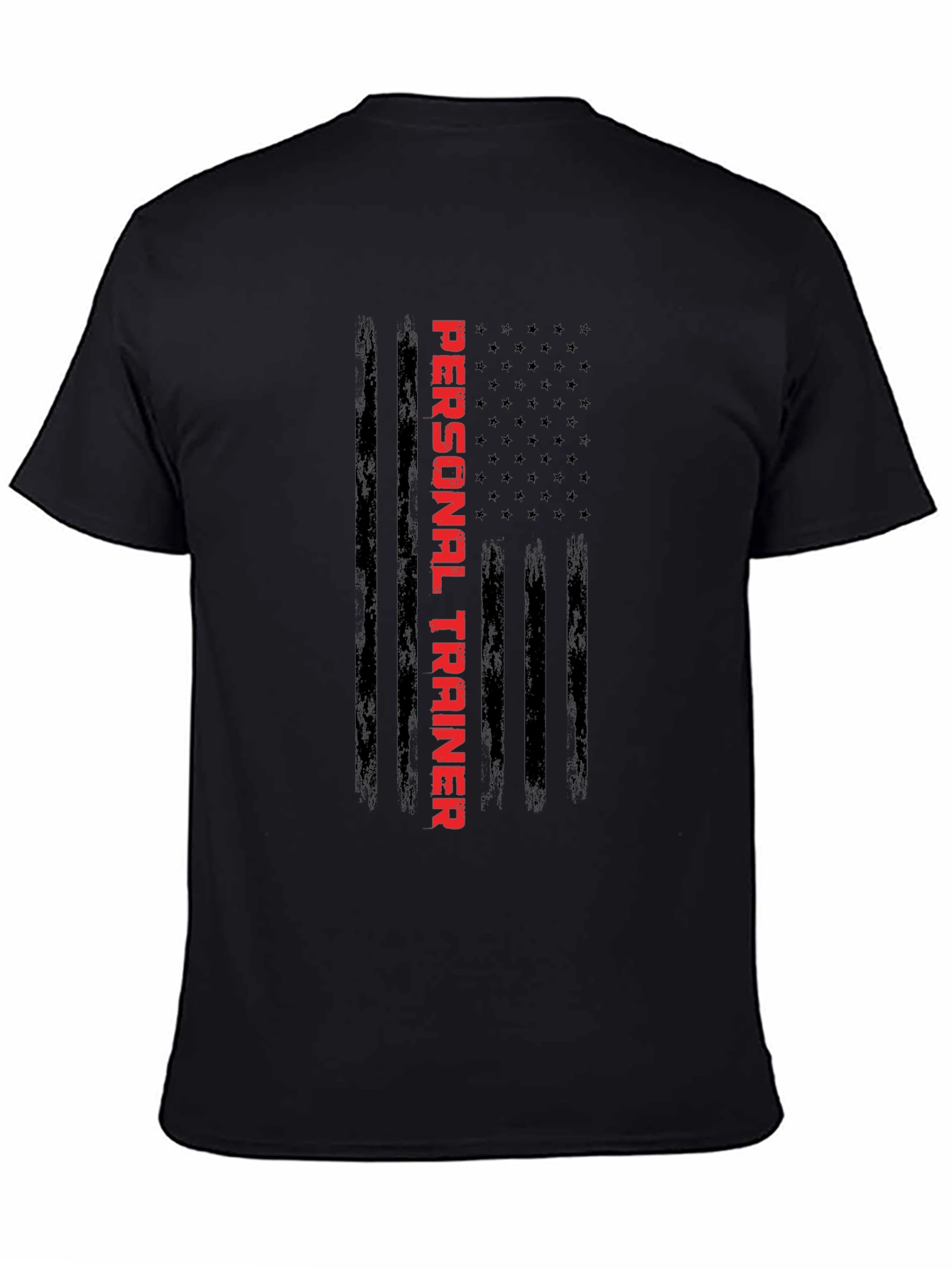 Personal Trainer American Flag Graphic Tee