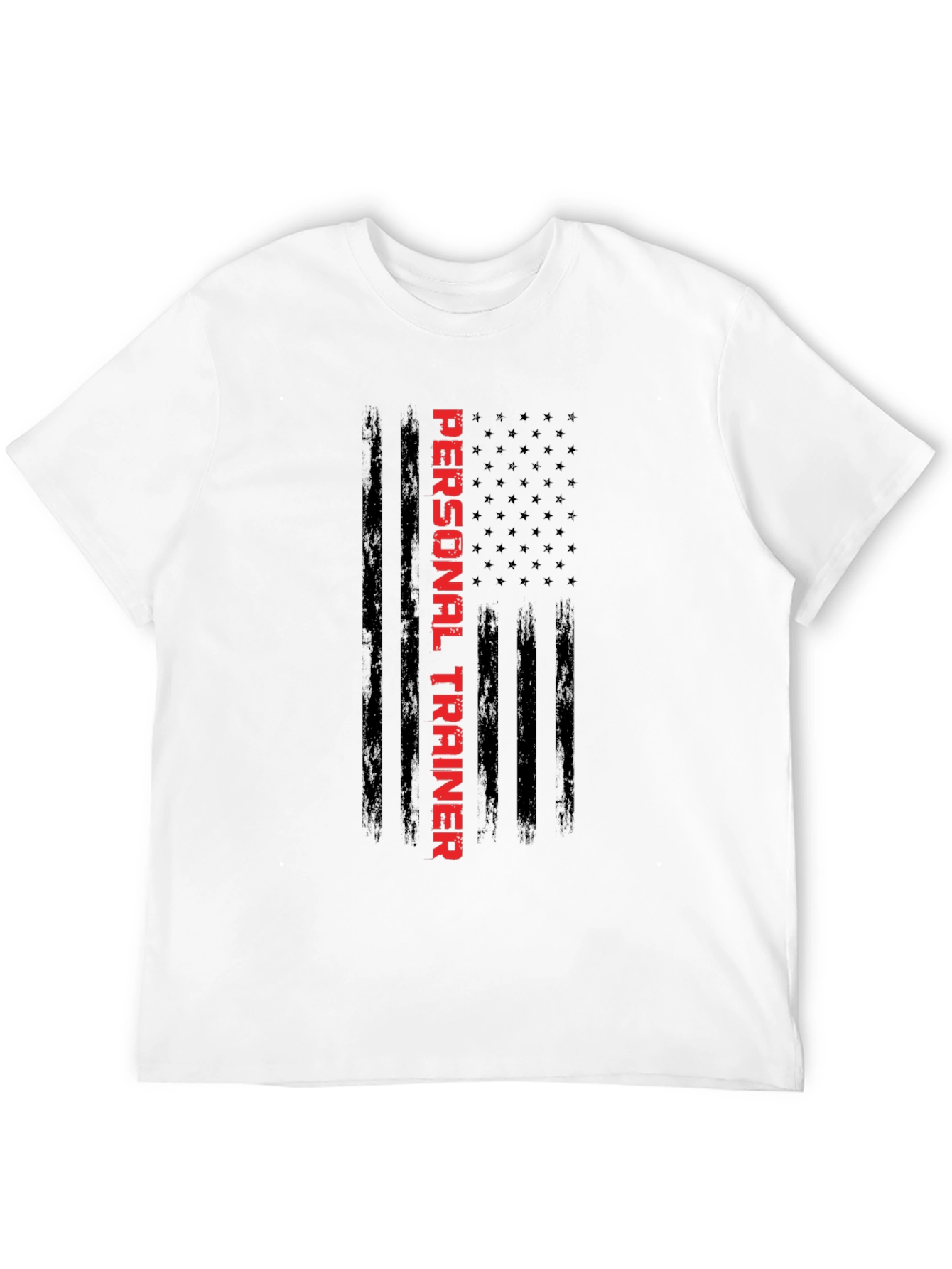 Personal Trainer American Flag Graphic Tee