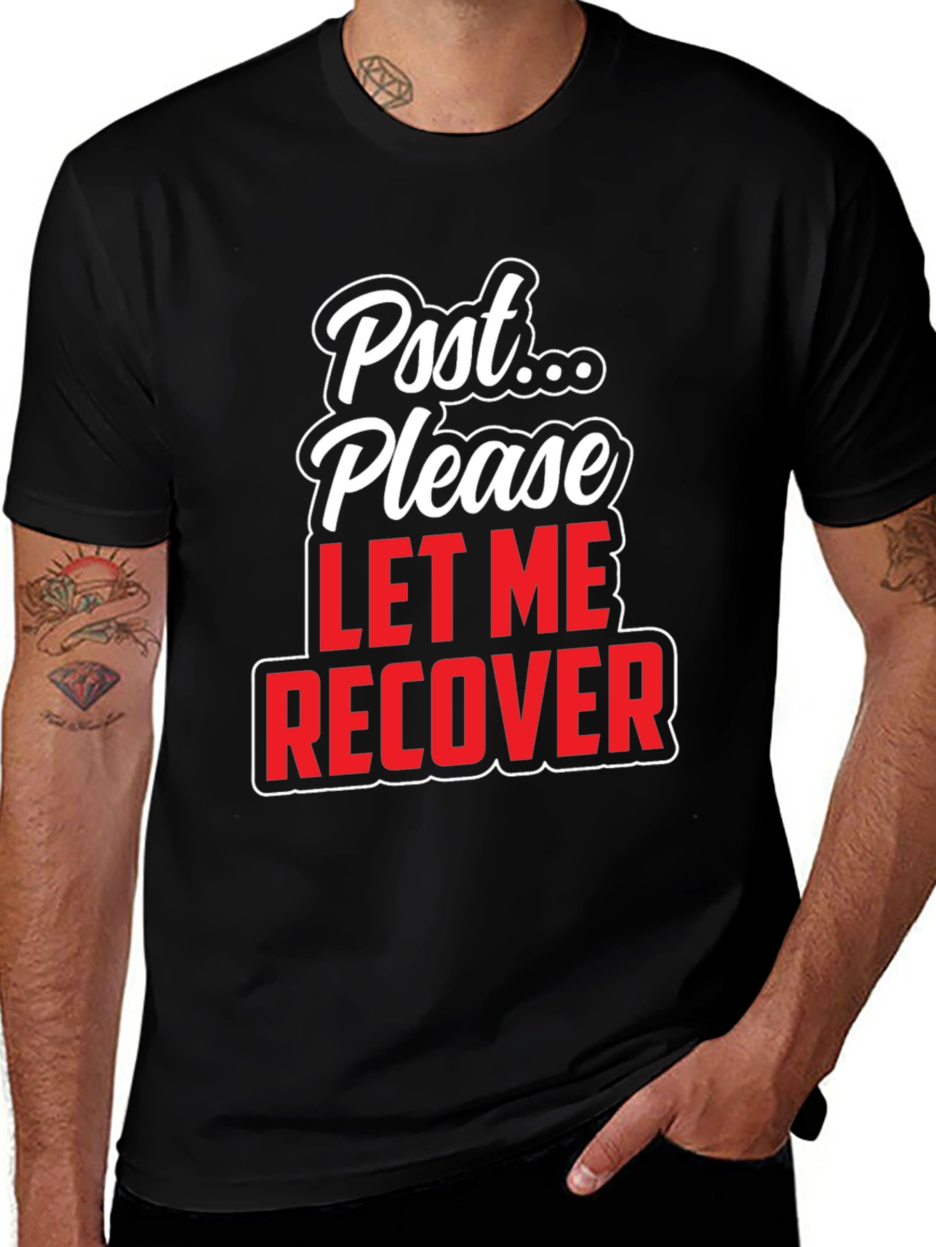 Post Please Let Me Recover Graphic T-Shirt