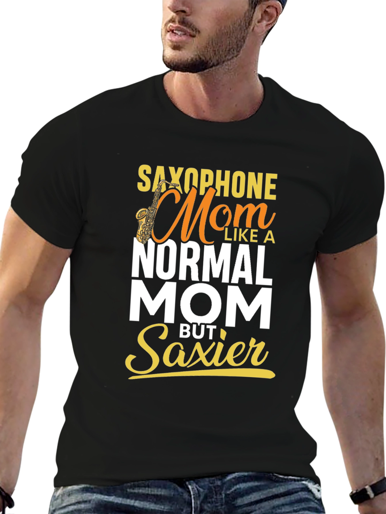 Saxophone Mom T-Shirt - Musical Mothers Day Gift