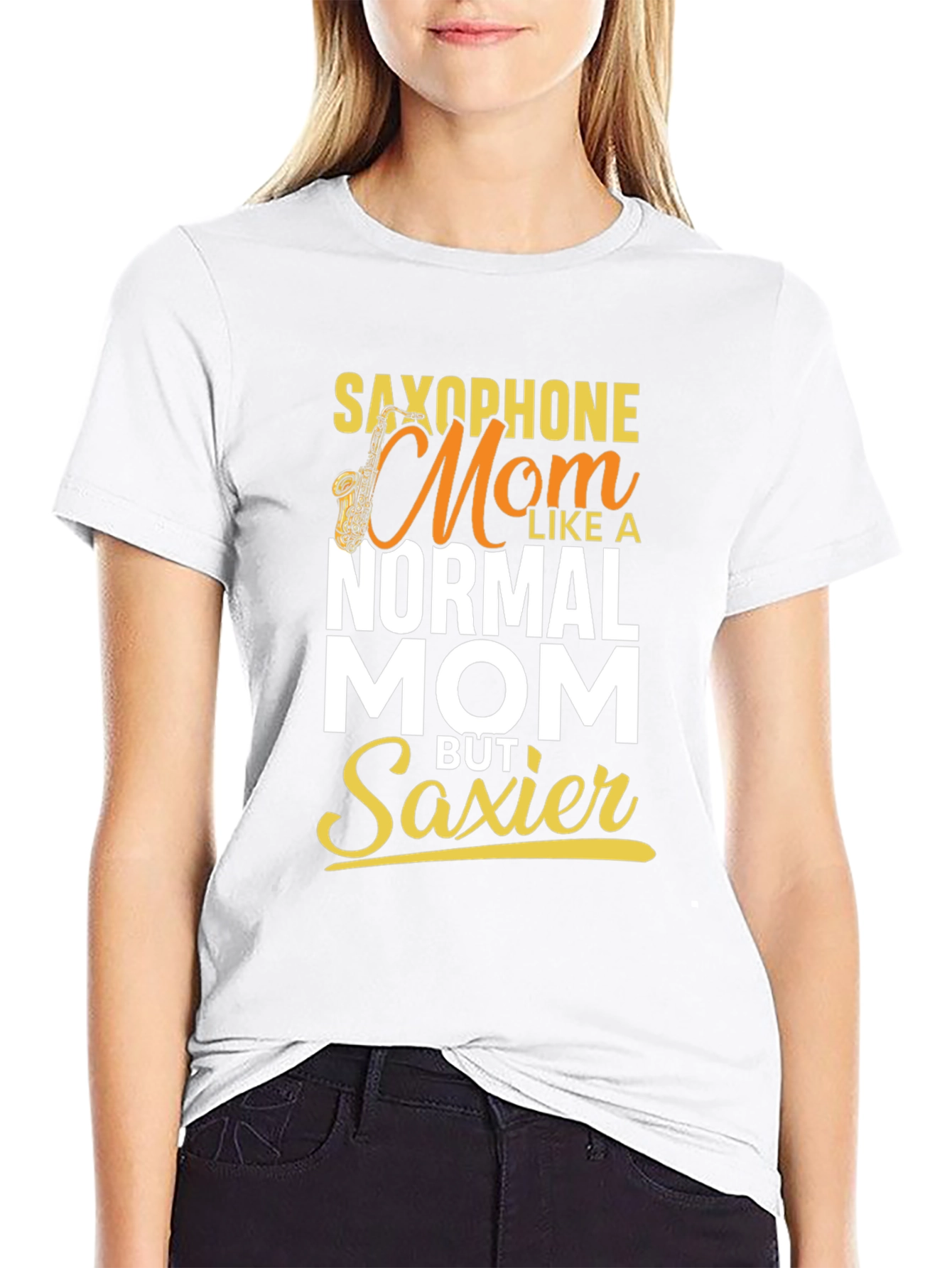 Saxophone Mom T-Shirt - Musical Mothers Day Gift