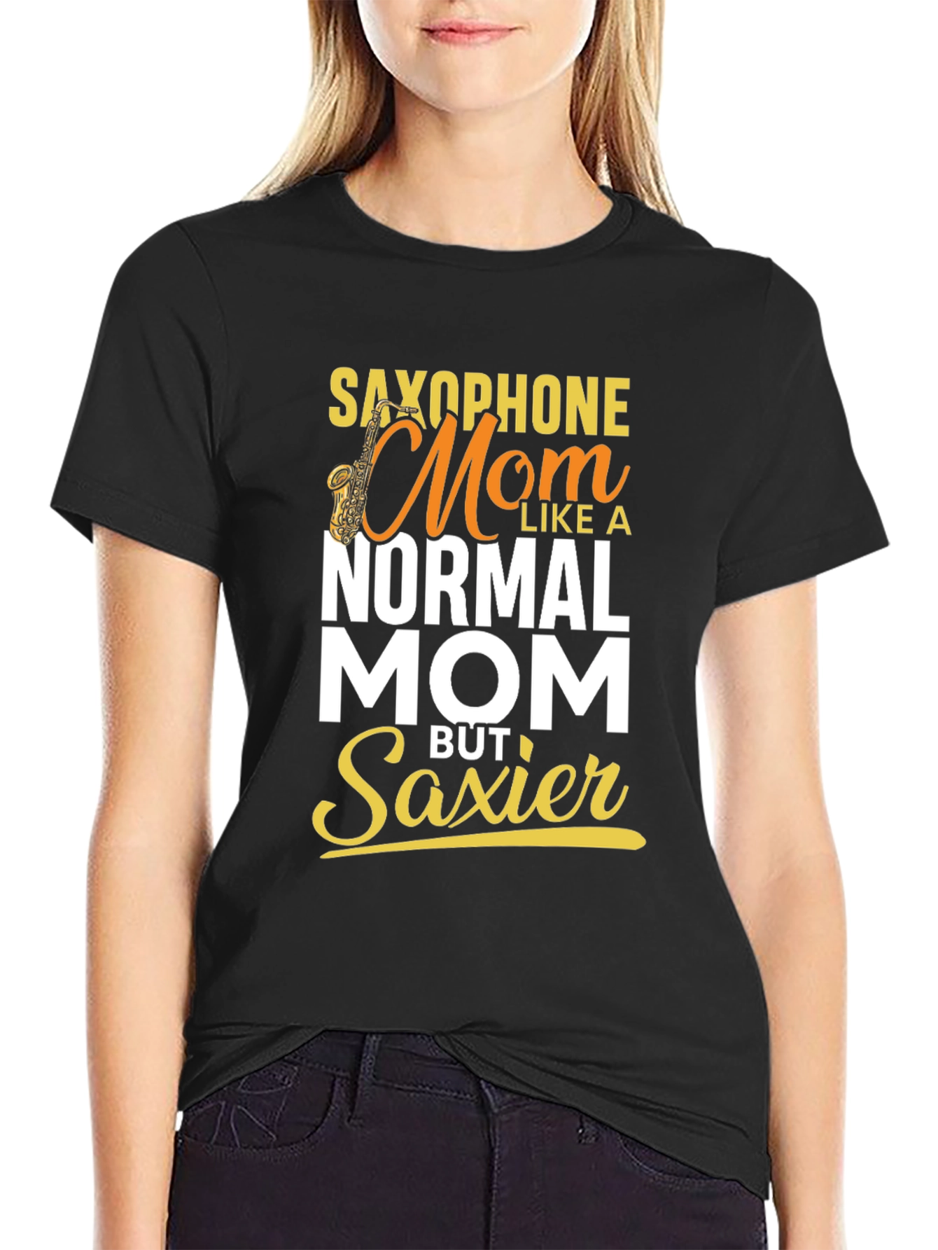 Saxophone Mom T-Shirt - Musical Mothers Day Gift