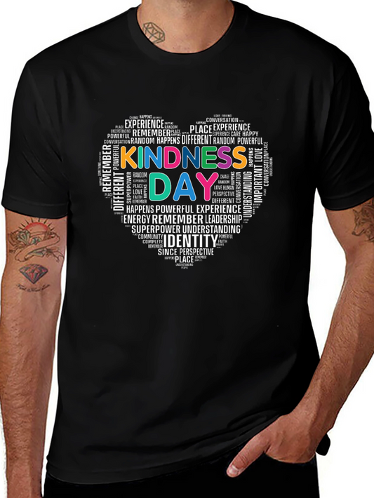 Kindness Day Heart Graphic Tee - Unisex Soft Cotton