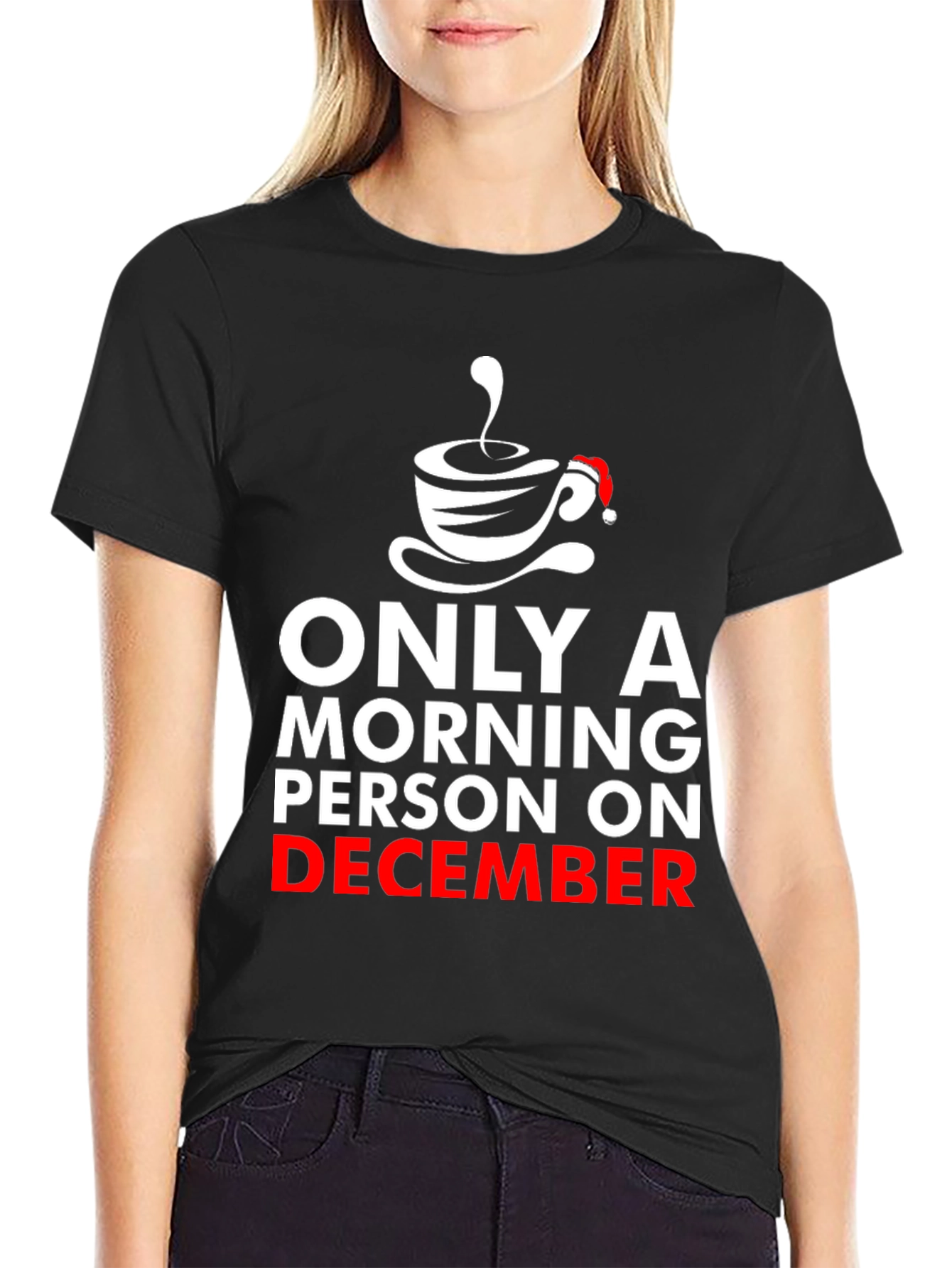 Morning Person on December Graphic T-Shirt