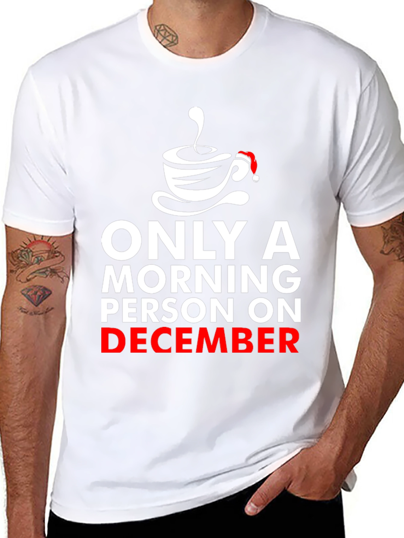 Morning Person on December Graphic T-Shirt
