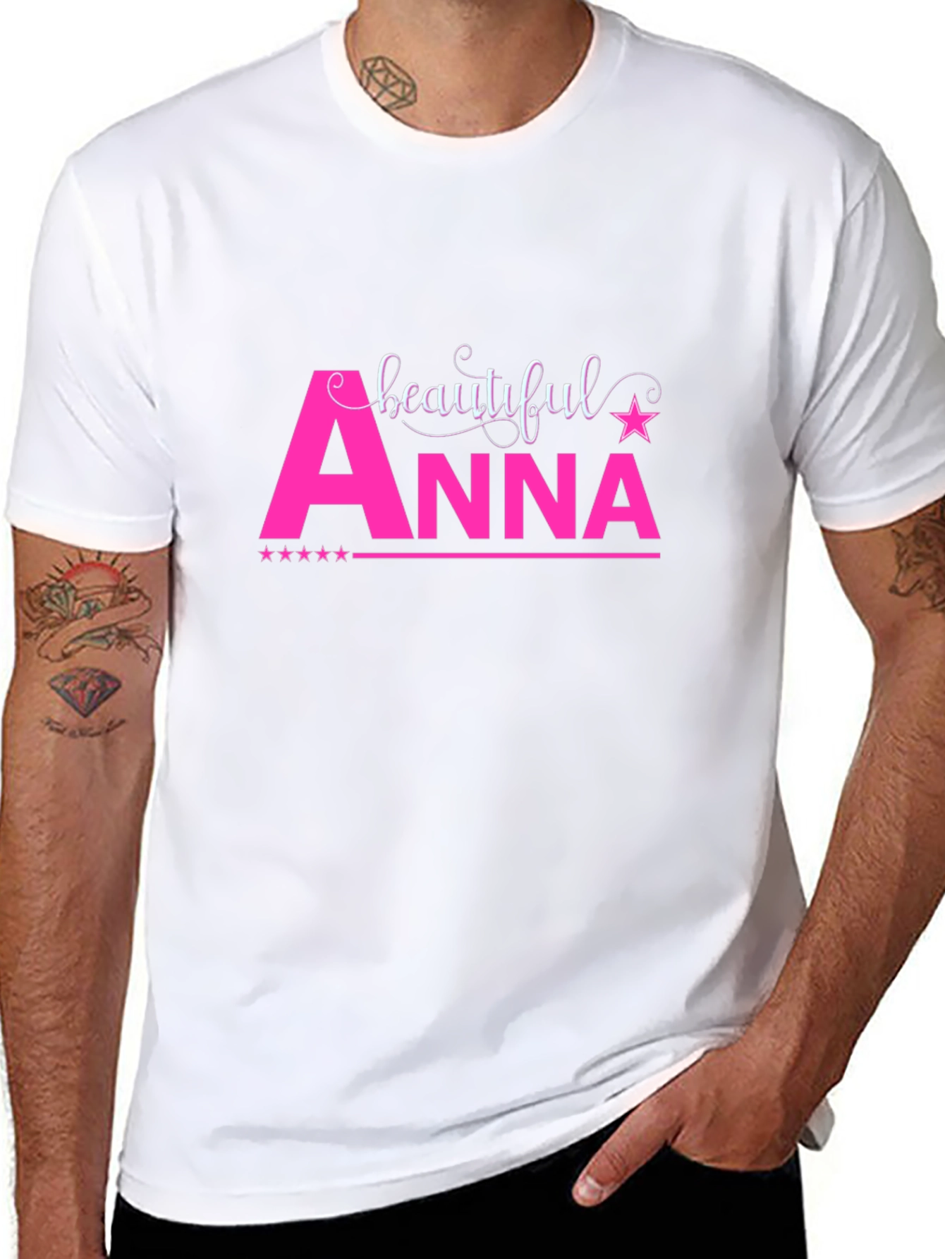 Beautiful Anna T-Shirt - Personalized Name Tee