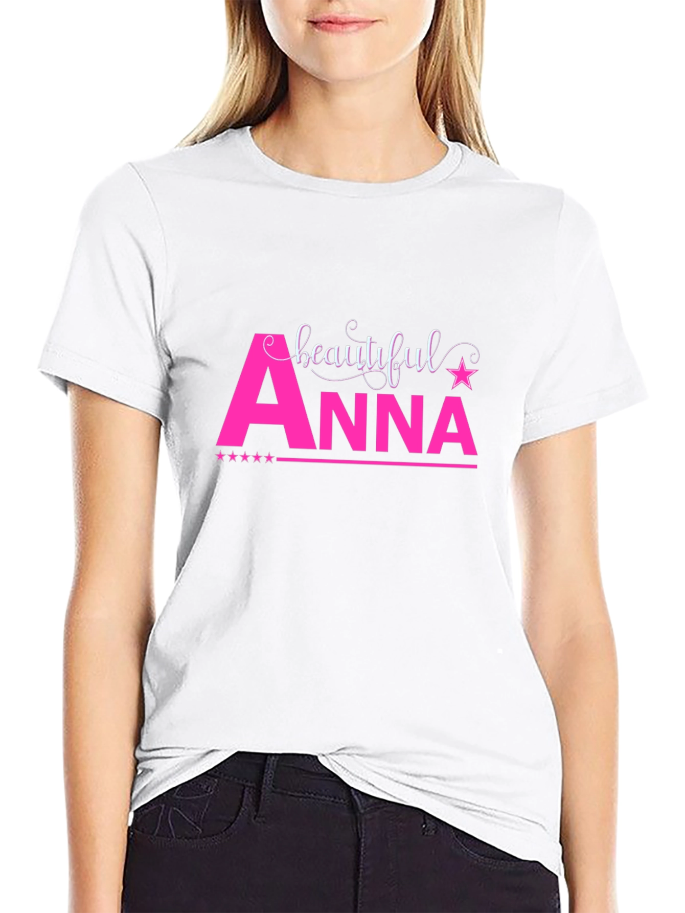 Beautiful Anna T-Shirt - Personalized Name Tee