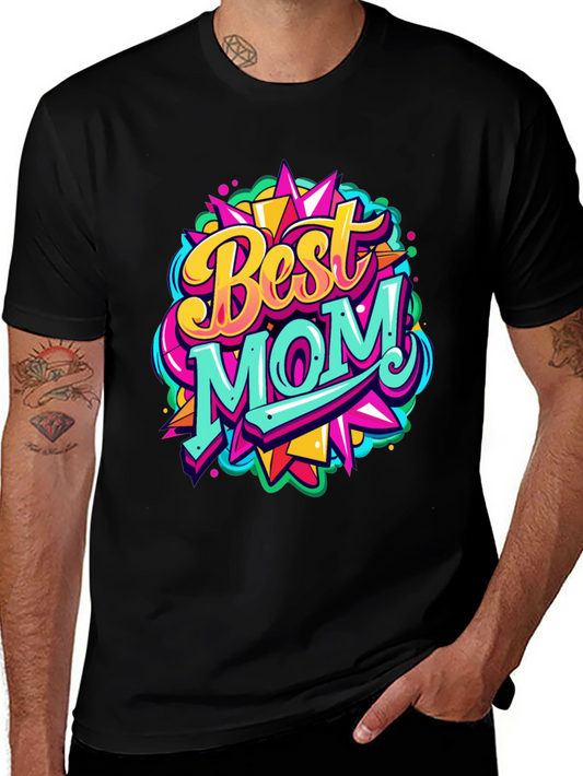 Best Mom Ever Graphic Tee - Mens Black T-Shirt
