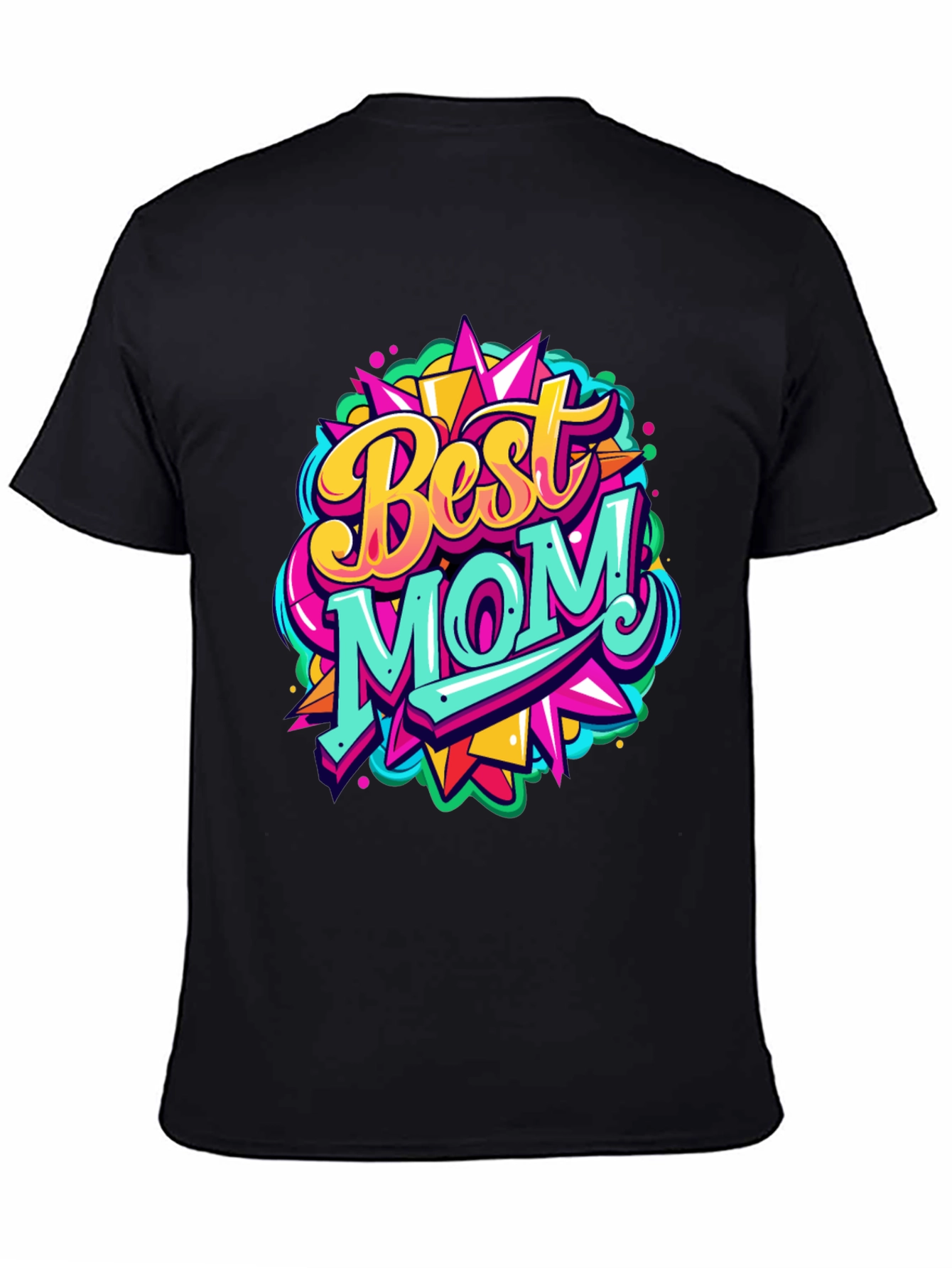 Best Mom Ever Graphic Tee - Mens Black T-Shirt