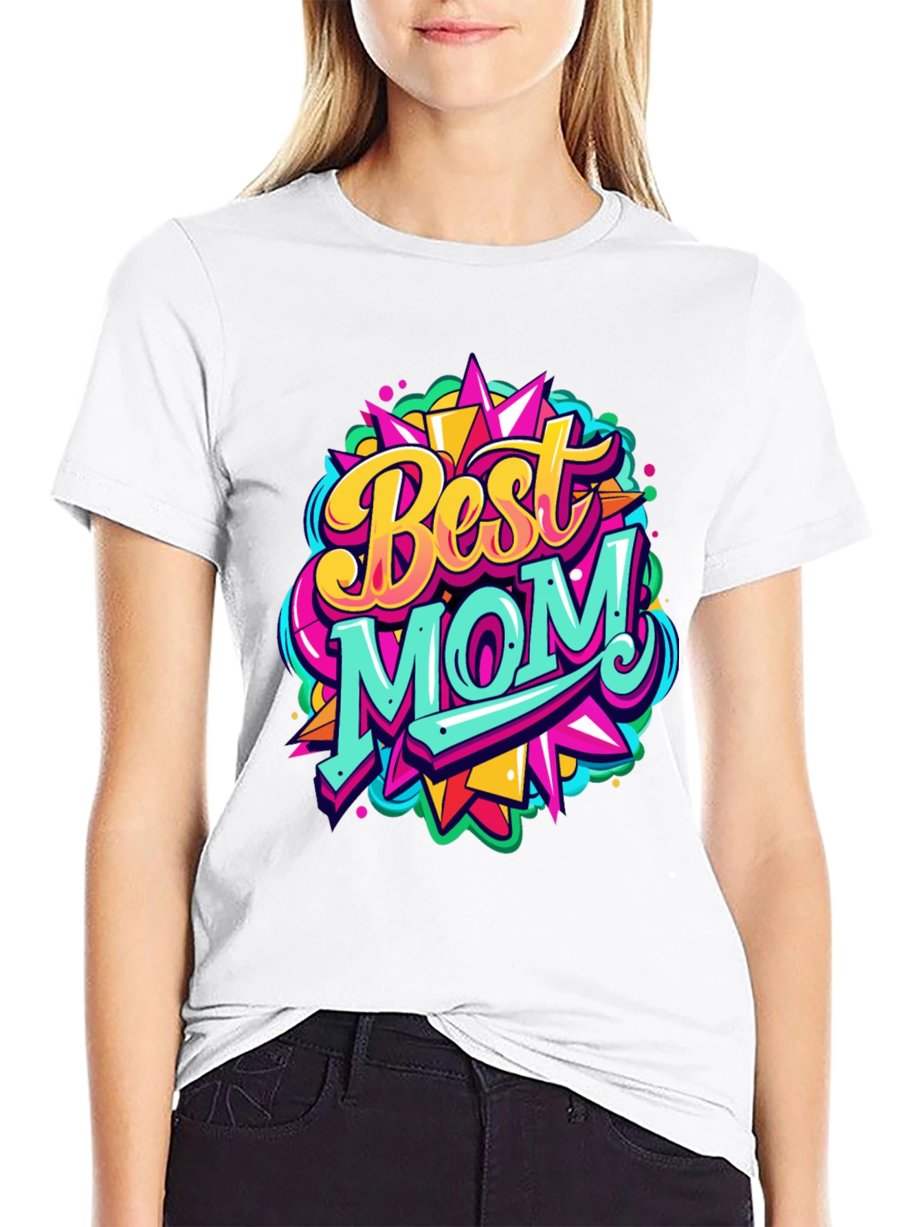 Best Mom Ever Graphic Tee - Mens Black T-Shirt