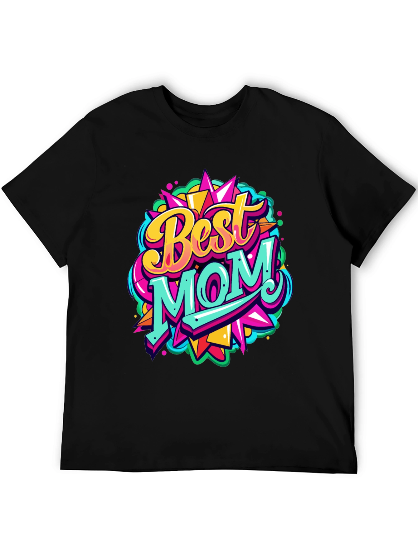 Best Mom Ever Graphic Tee - Mens Black T-Shirt