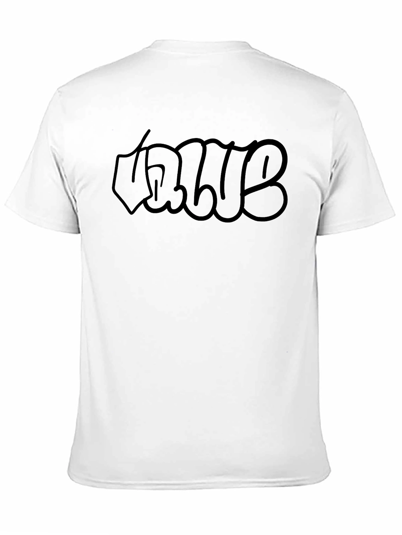 Black Graffiti Style Tee