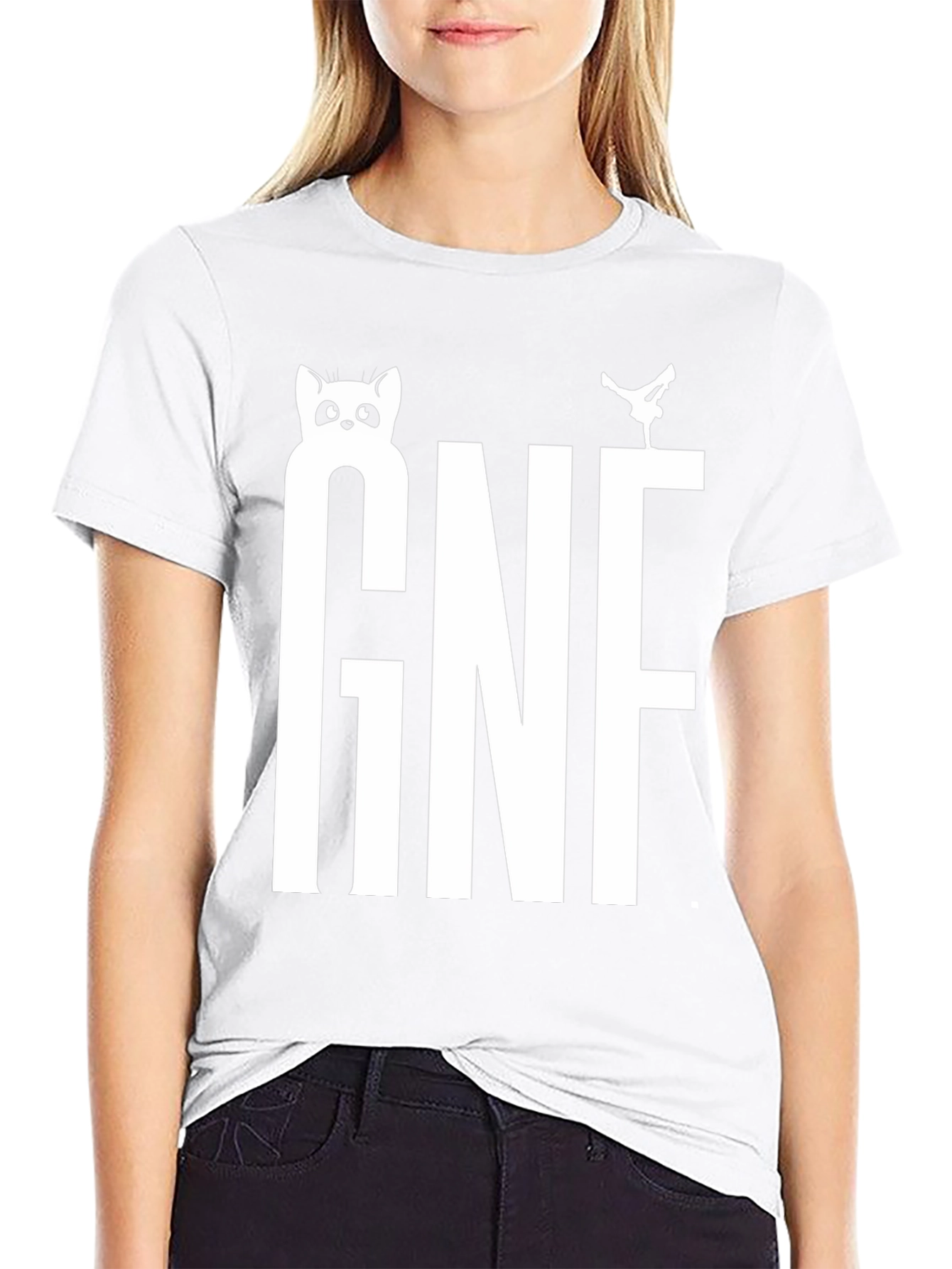 GNF Graphic Tee - Cool & Casual Black T-Shirt